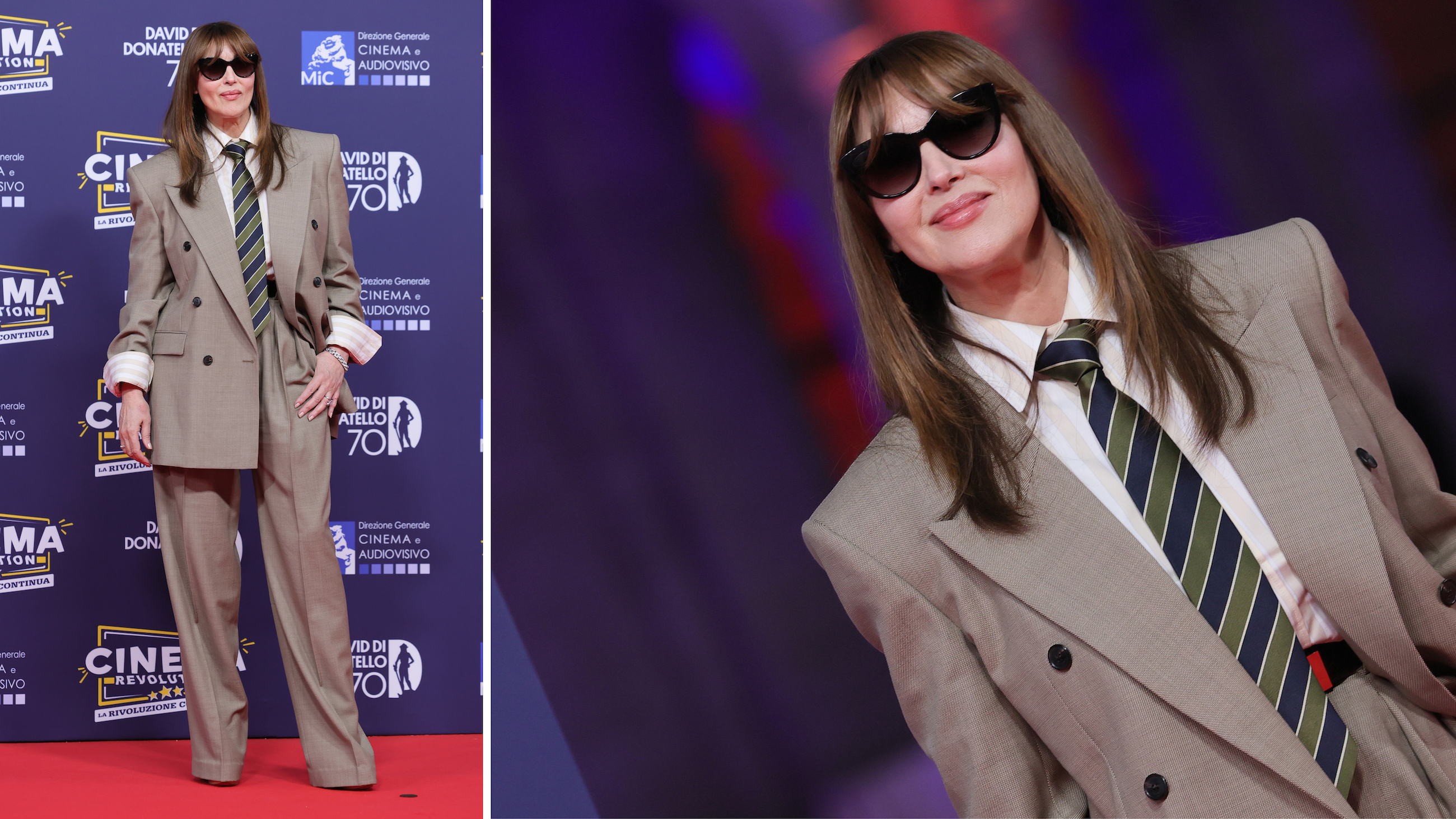 Monica Bellucci in Saint Laurent
Credit: Getty Images