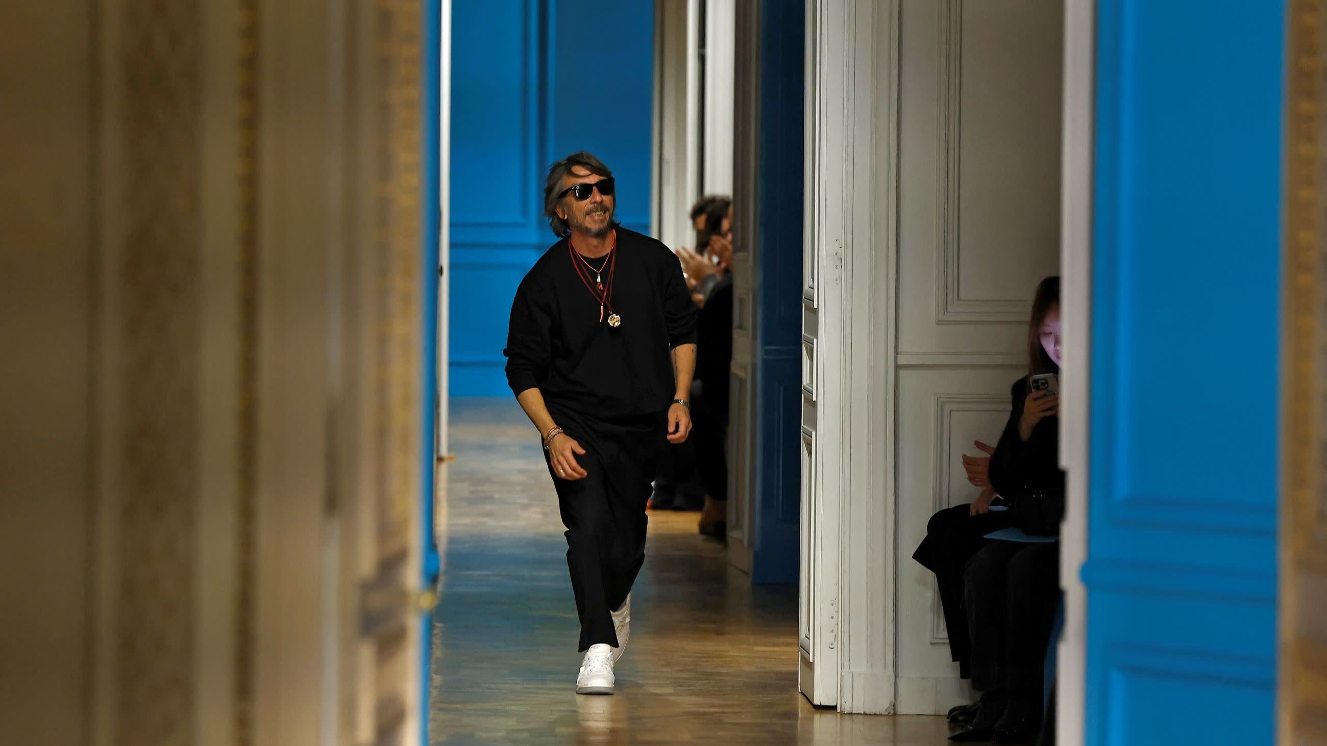 Pierpaolo Piccioli Valentino Menswear Fall/Winter 2024-2025 show. Credits: Getty Images