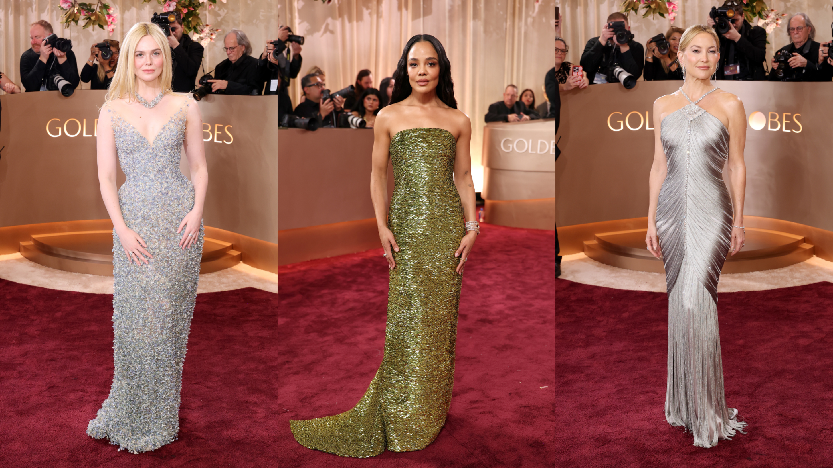Da sinistra Elle Fanning; Tessa Thompson; Kate Hudson - Credits: Getty Images 