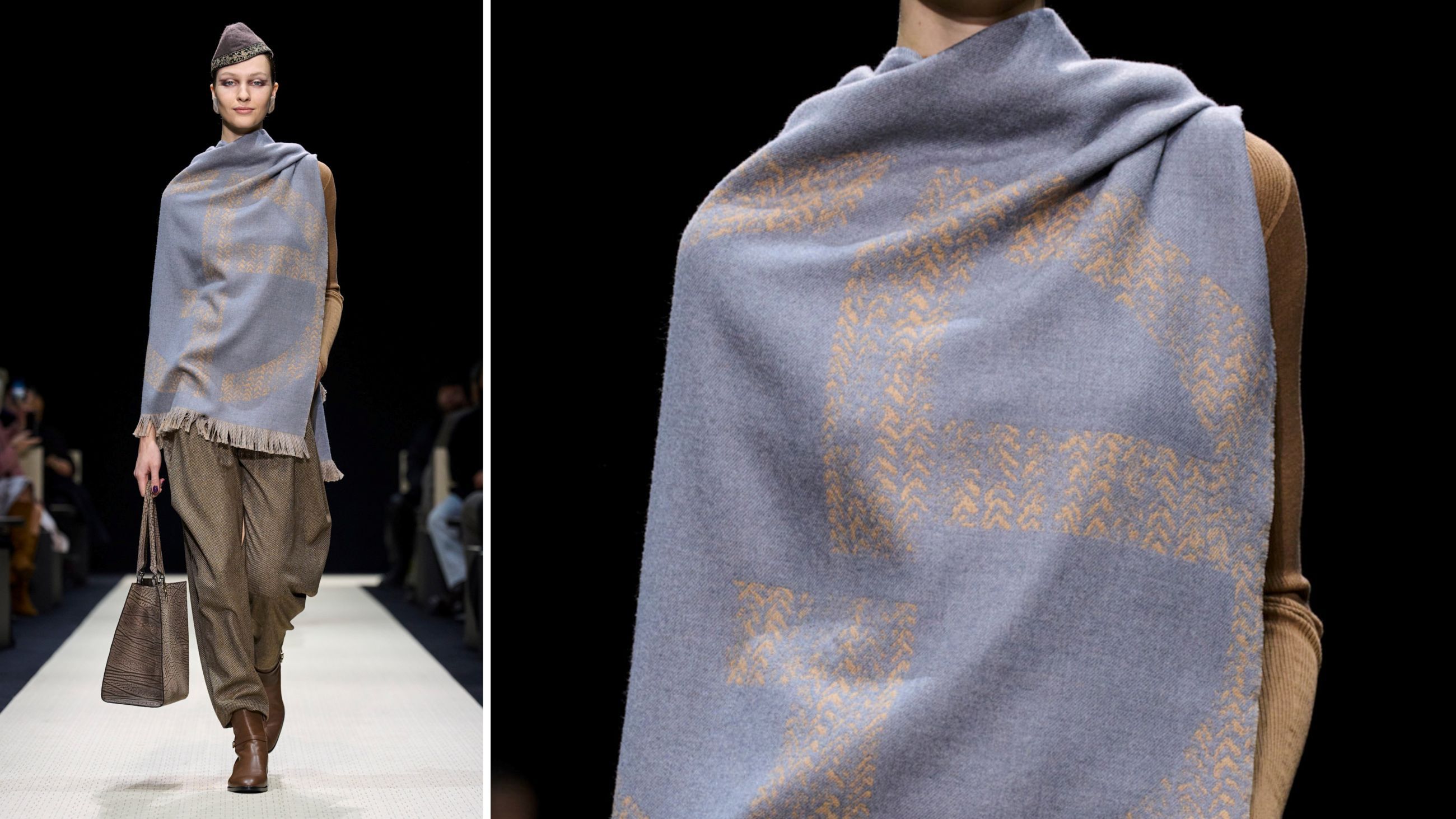 Look dalla sfilata di Giorgio Armani FW2526 - Credits: Launchmetrics.com/Spotlight