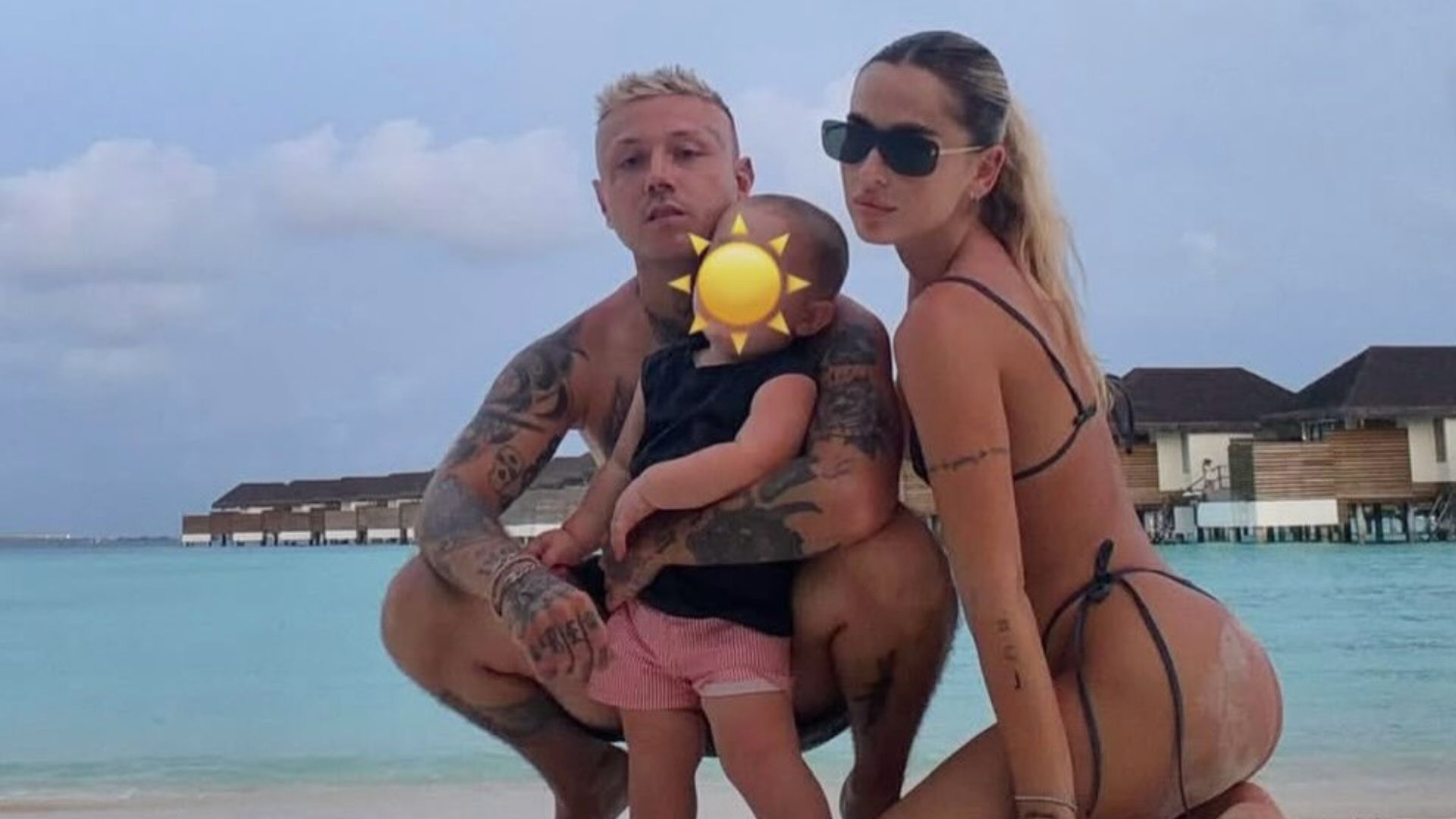 Lazza, compagna Greta Orsingher e il figlio Noah