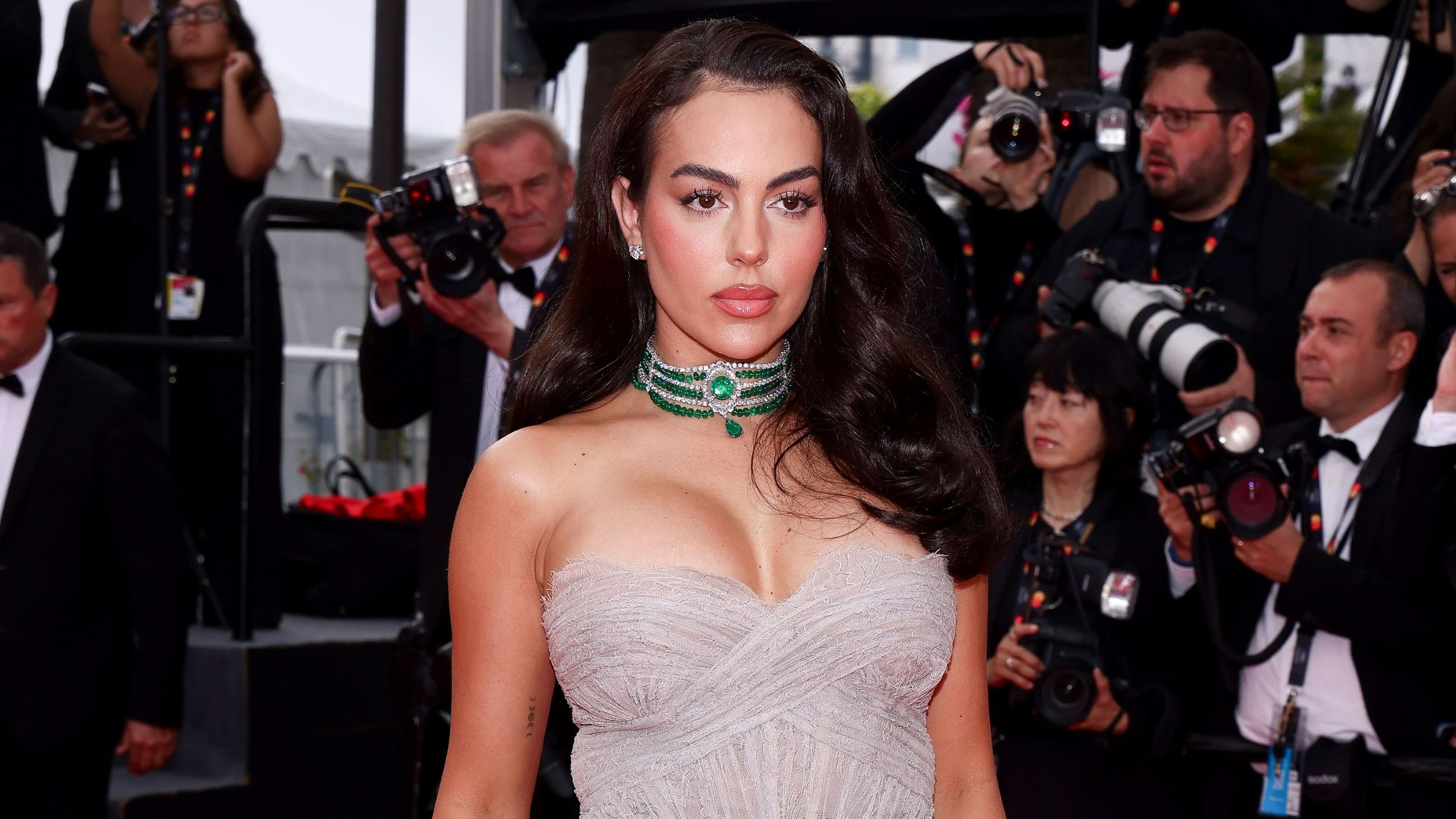 Georgina Rodriguez partecipa alla proiezione di "Fjord" durante il 79° Festival del Cinema di Cannes, 2026 - Credits Getty Images
