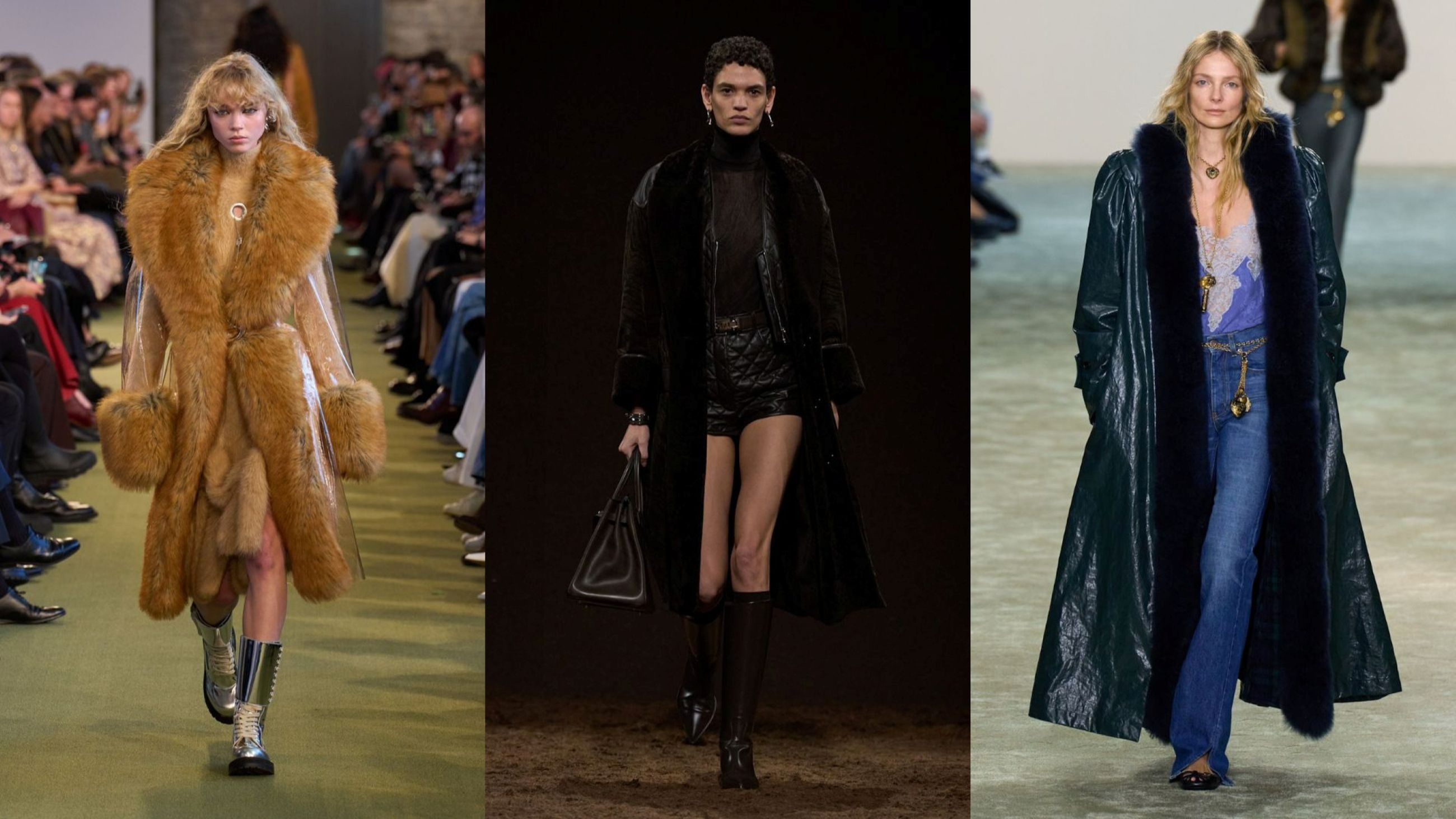 Rabanne FW25; Hermès FW25; Chloé FW25 - Credits: Launchmetrics.com/Spotlight 