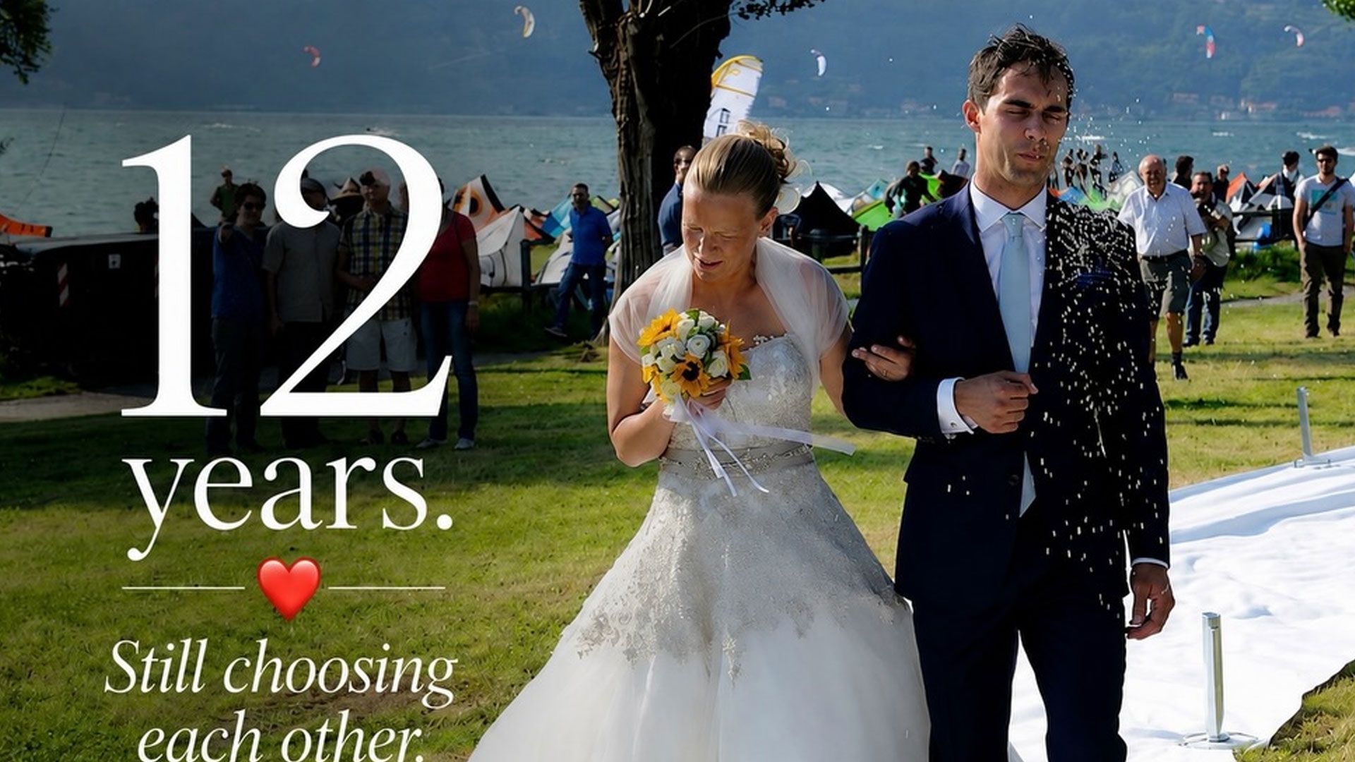 Arianna Fontana e Anthony Lobello il giorno del matrimonio | Instagram: @aryfonta90