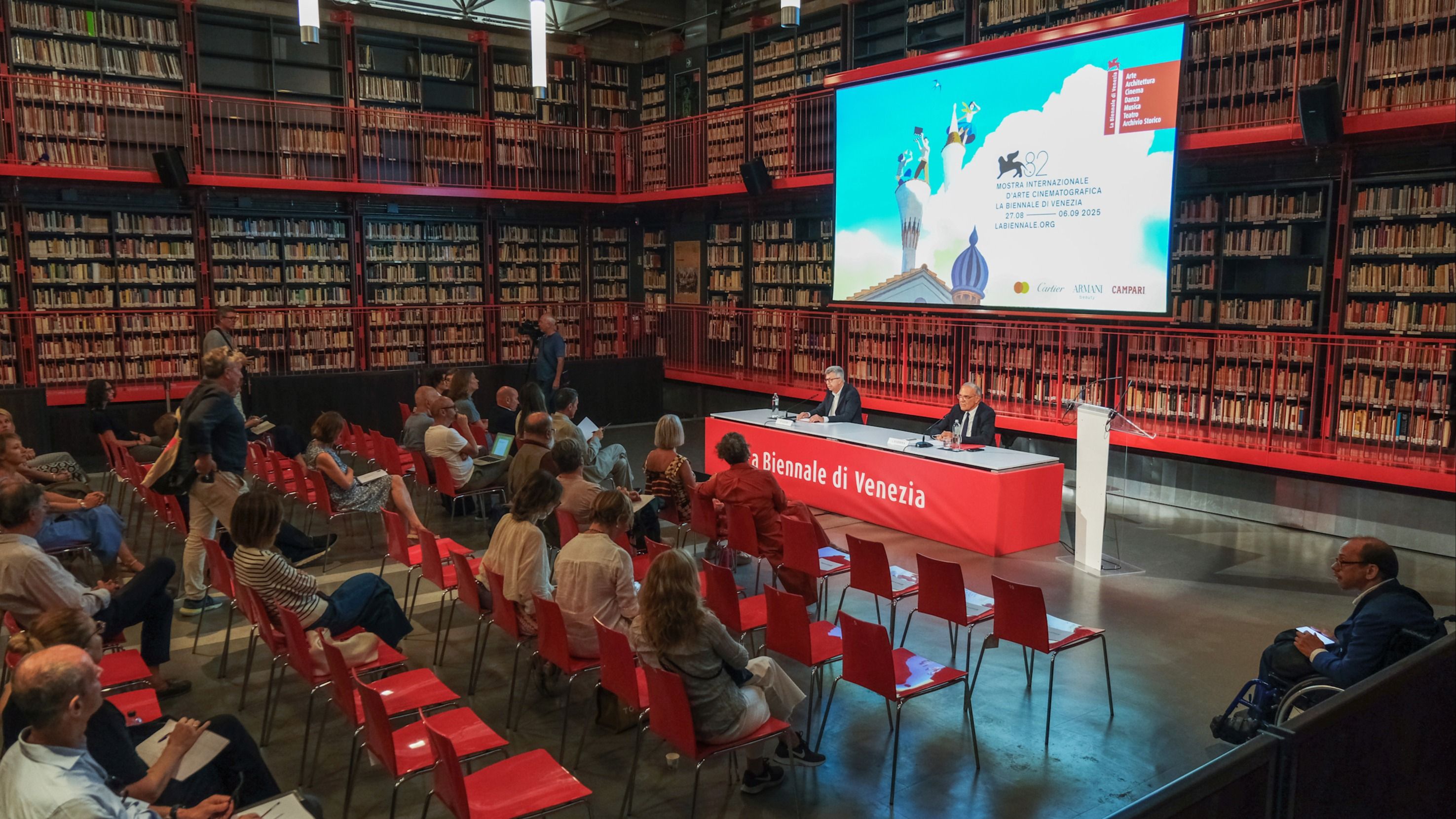 Presentazione 82esima edizione della Mostra Internazionale d’Arte Cinematografica di Venezia, 2025
Credit: Getty Images 

