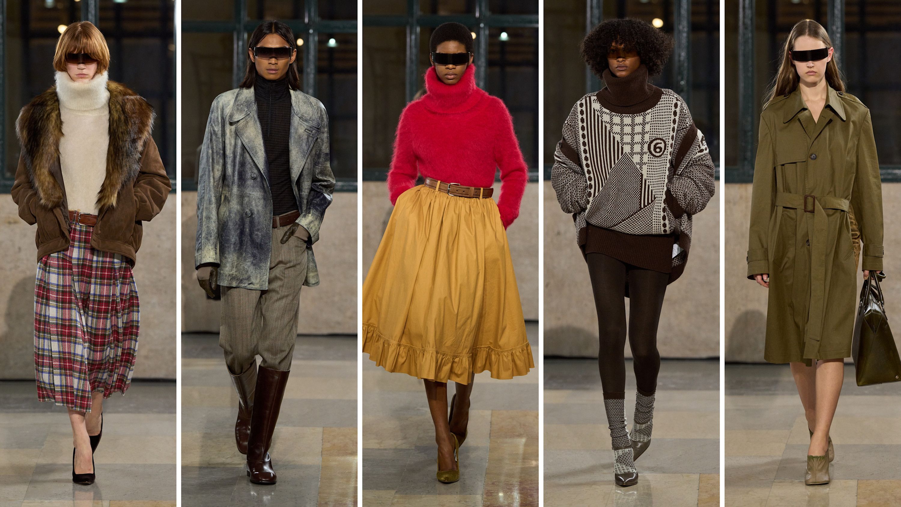 Outfit dalla sfilata FW26 di MM6 Maison Margiela - Credits: Launchmetrics.com/Spotlight 
