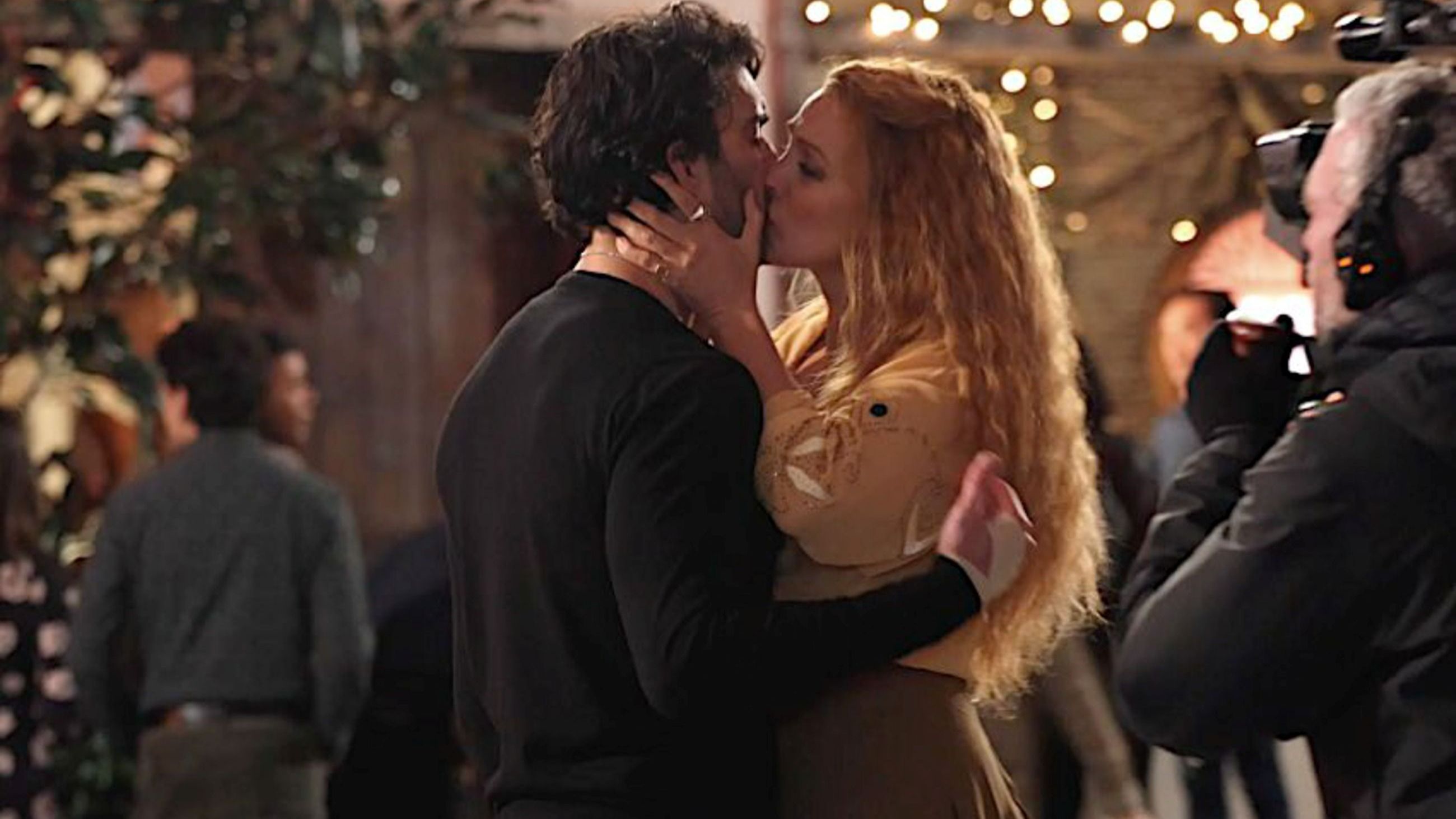 Justin Baldoni e Blake Lively sono stati visti sul set di It Ends with Us il 12 gennaio 2024 a Jersey City, nel New Jersey - Credits: Getty Images 