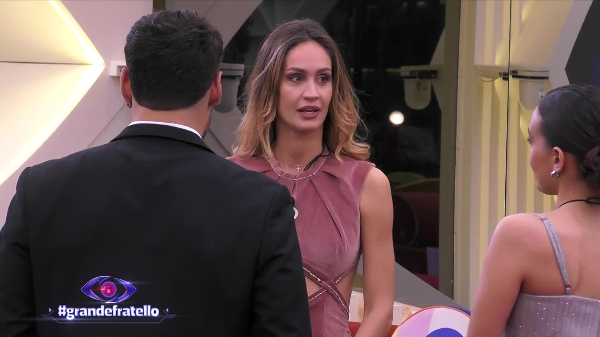 Helena Prestes, Javier Martinez e Zeudi Di Palma al Grande Fratello