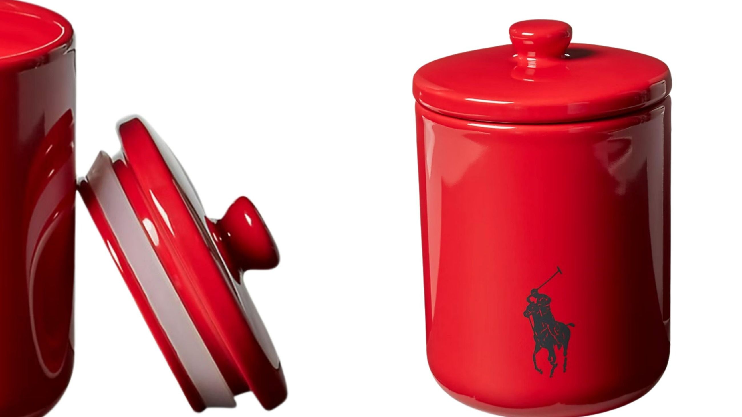 Un porta crocchette rosso fiammante quello di Ralph Lauren, per premi dal sapore molto chic - Credits: www.ralphlauren.com