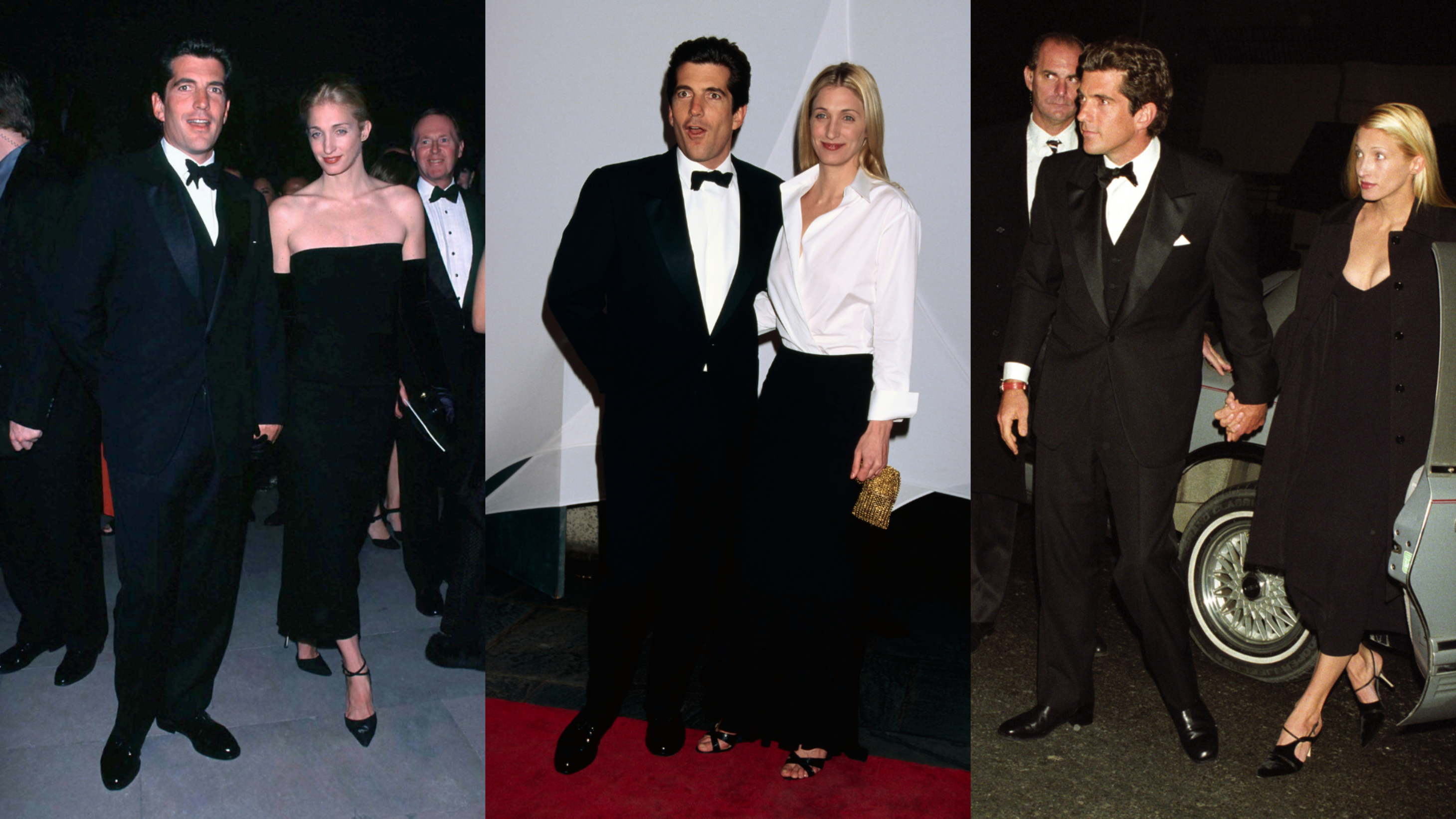 Tre look di Carolyn Bessette da replicare - Credits: Getty Images
