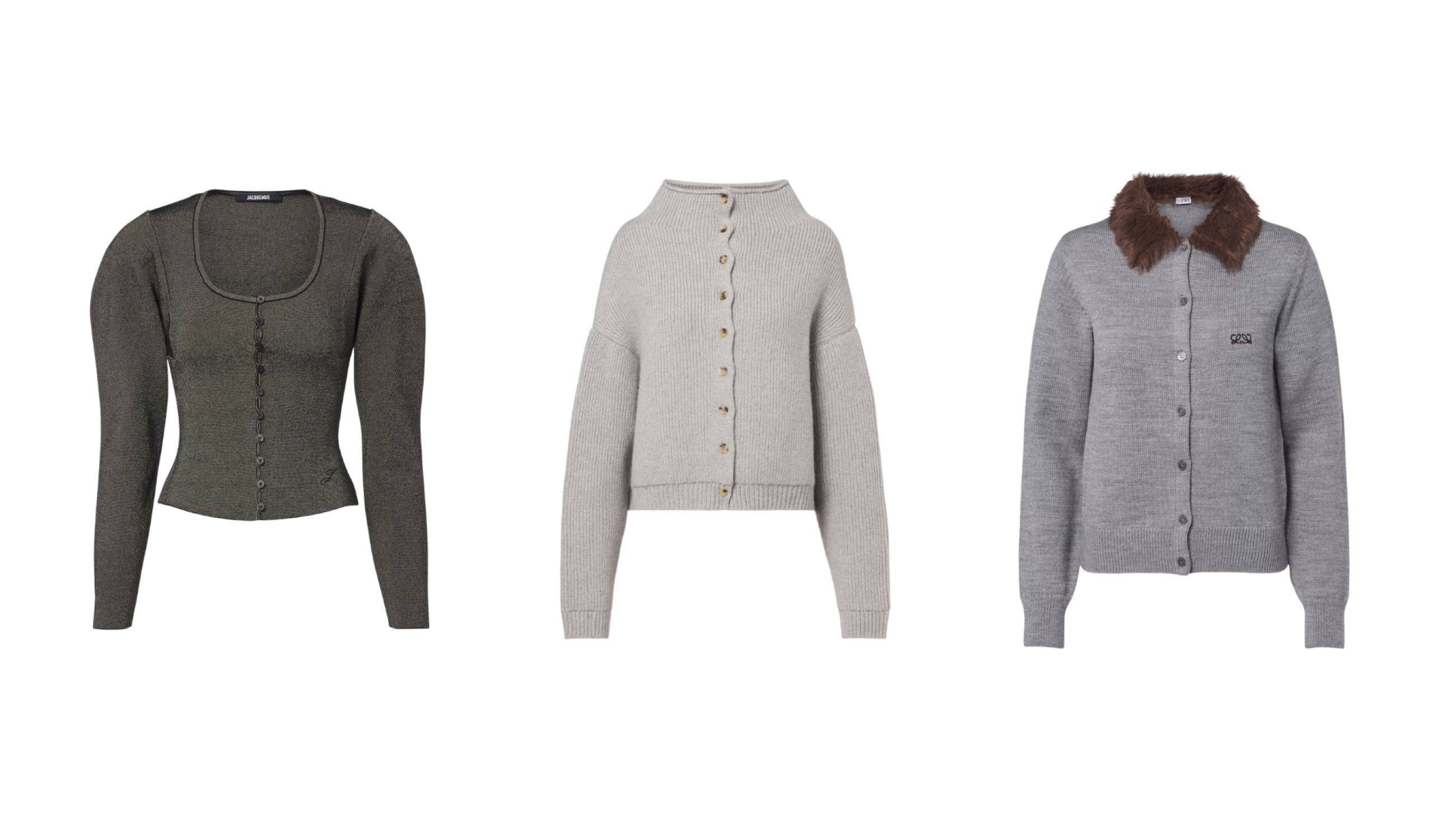 Da sinistra: Jacquemus, Khaite, Loewe
