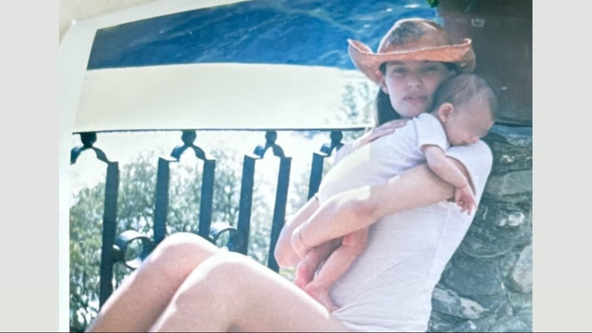 Bianca Balti con la figlia Matilde