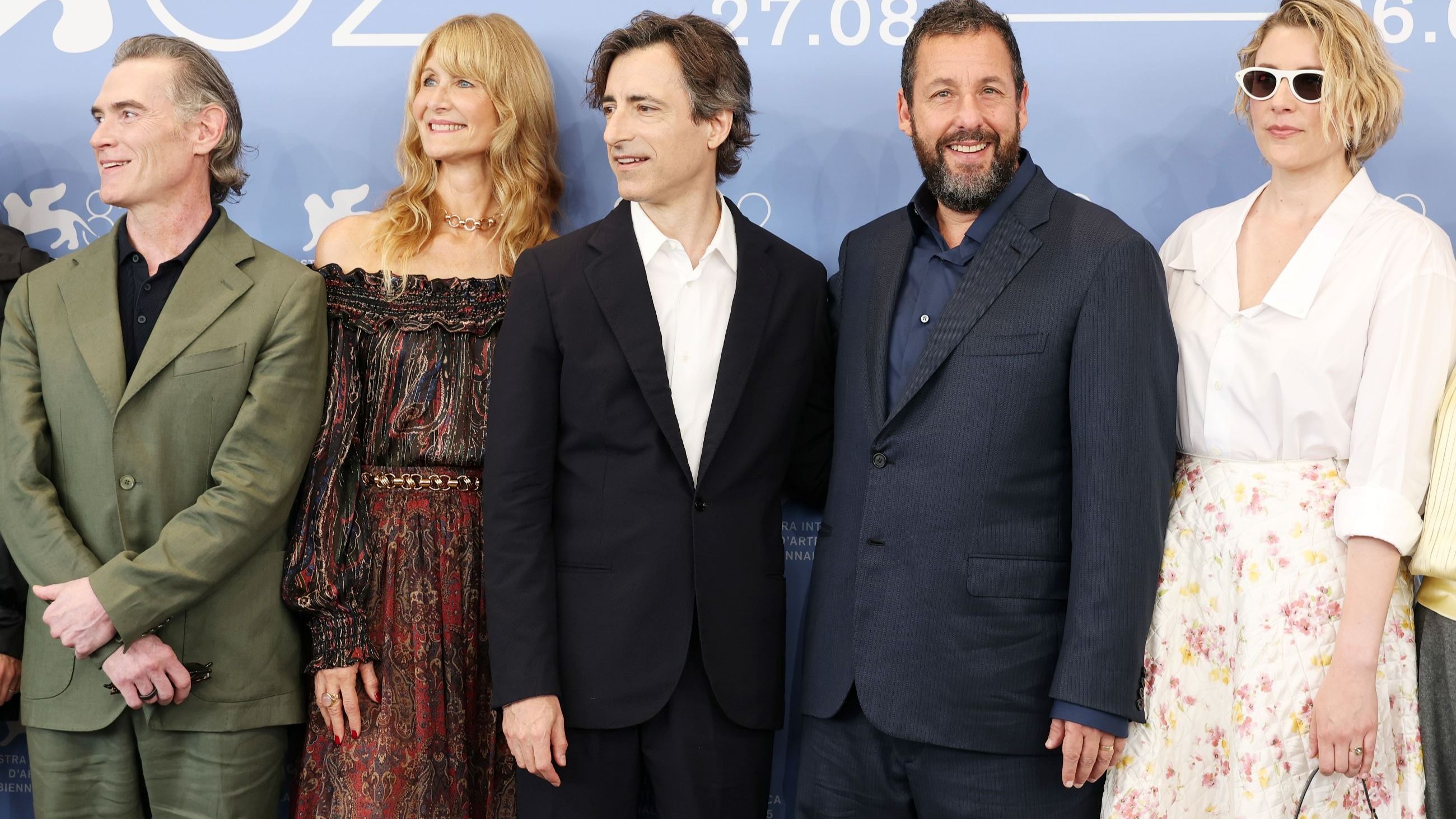Billy Crudup, Laura Dern, Noah Baumbach, Adam Sandler e Greta Gerwig
Credit Getty Images
