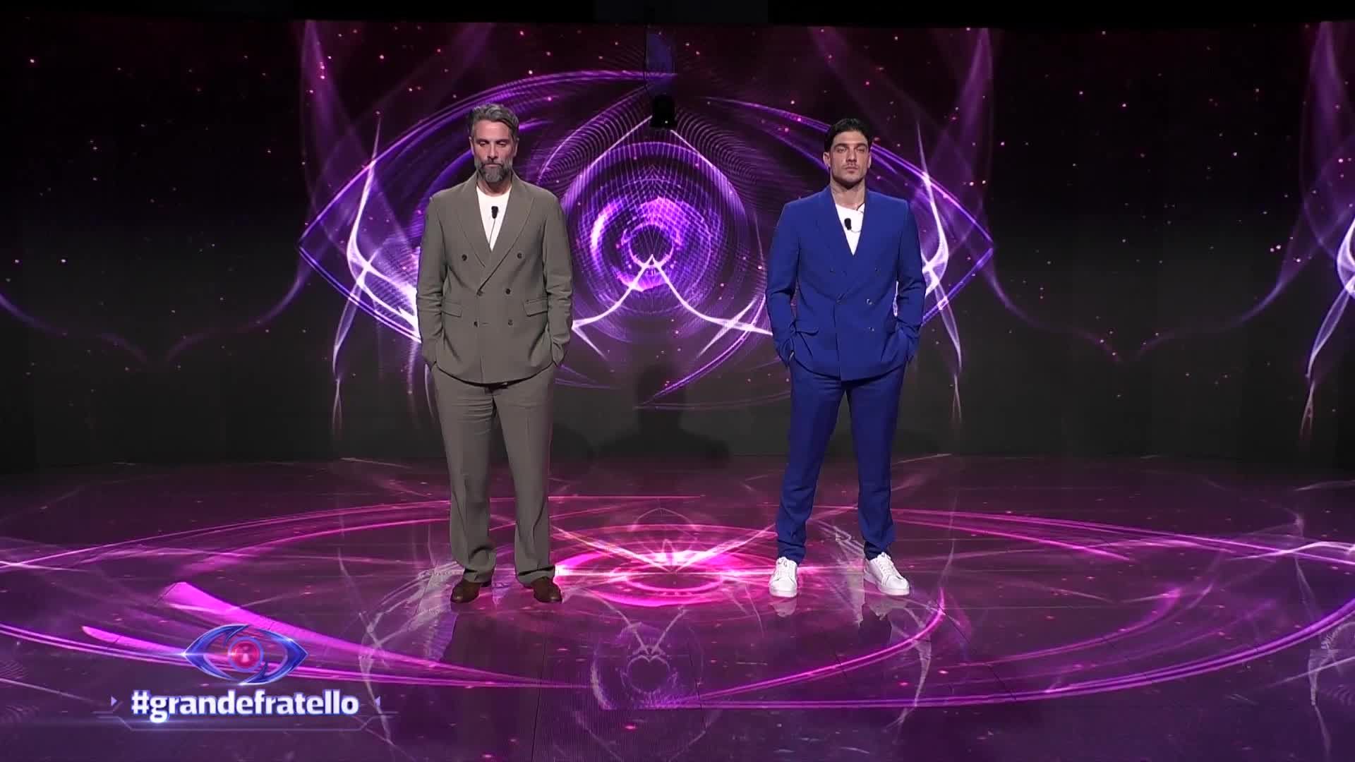 Luca Calvani e Lorenzo Spolverato al Grande Fratello