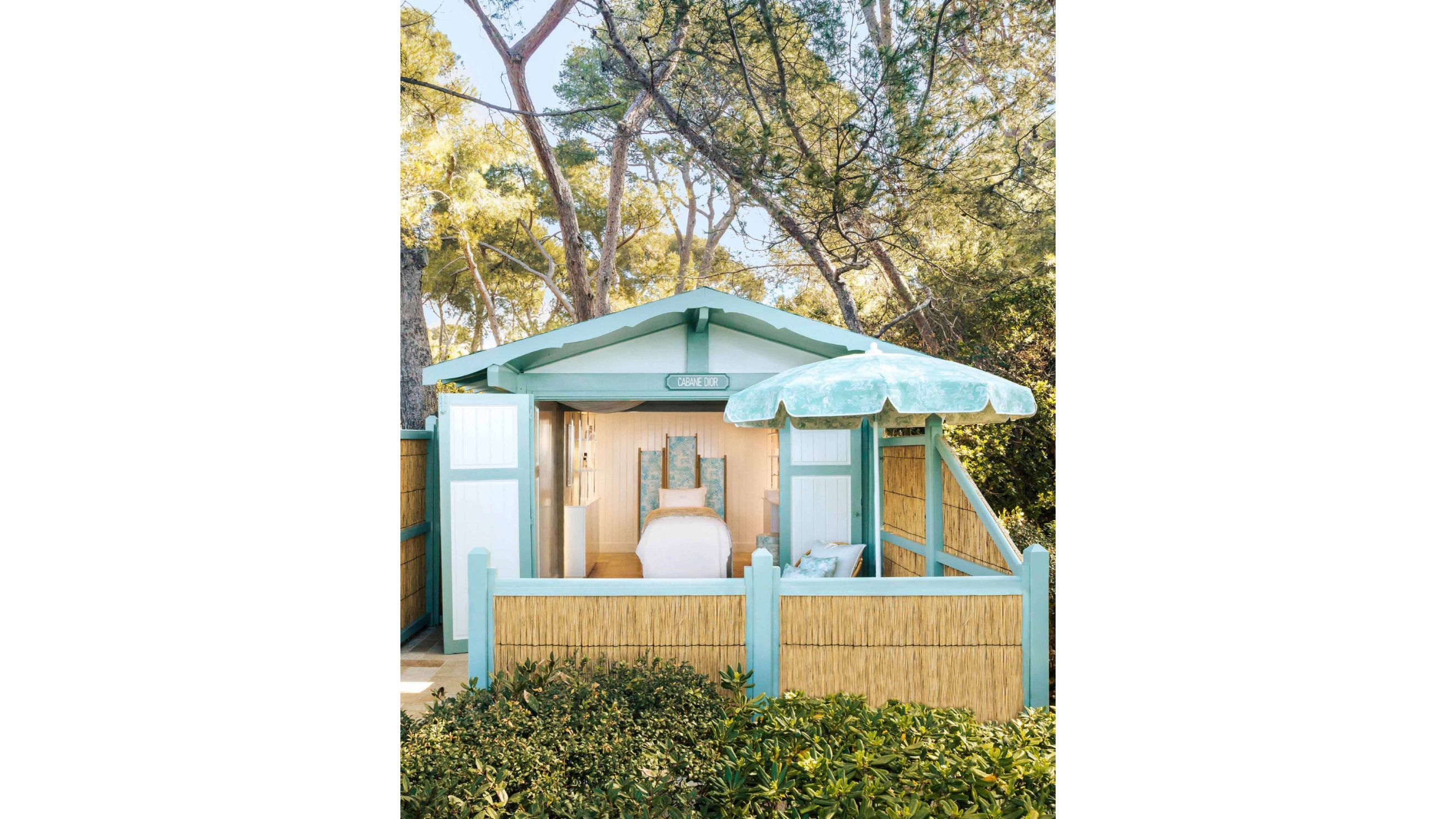 La Cabane Dior all’interno della Spa dell’Hotel du Cap-Eden Roc ad Antibes - Credits Dior