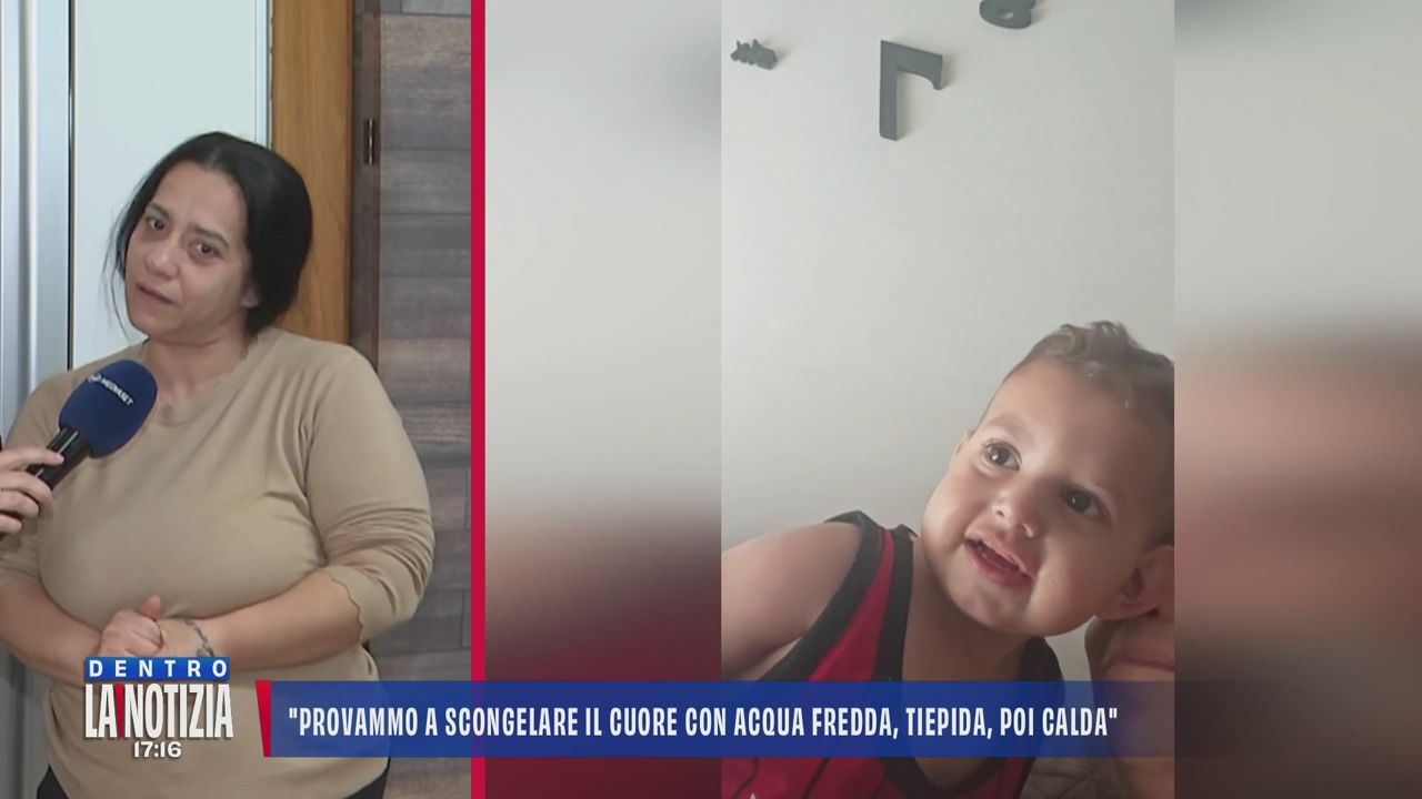 Domenico, il bimbo trapiantato con un cuore danneggiato, e la mamma