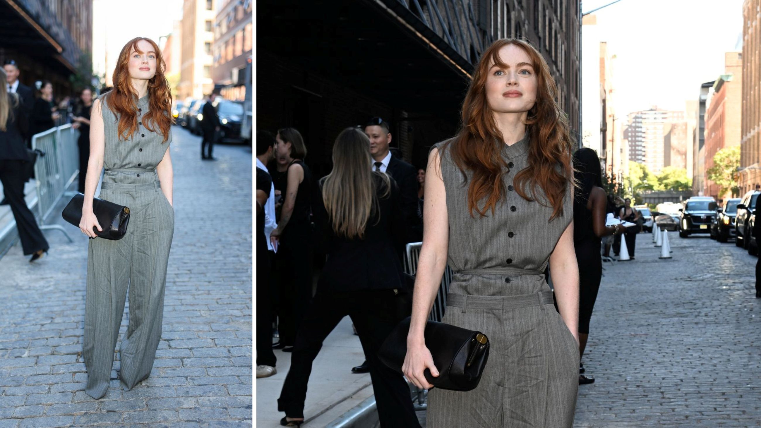 Sadie Sink partecipa alla sfilata Primavera/Estate 2027 di Calvin Klein durante la New York Fashion Week, l'11 settembre 2026 a New York - Credits: Getty Images