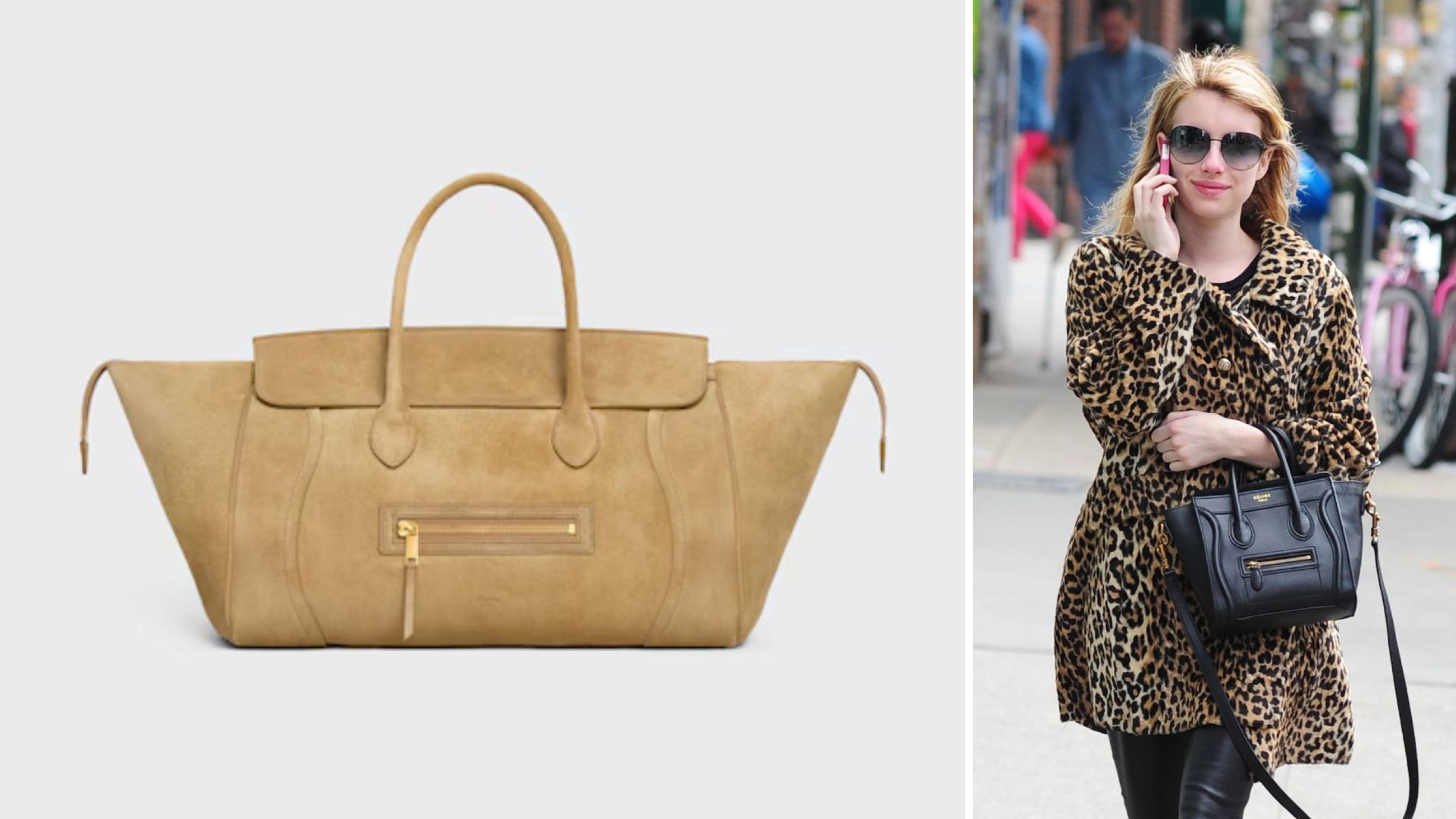 Celine Phantom; Emma Roberts avvistata per le strade di Manhattan il 29 marzo 2012 a New York - Credits: Courtesy Press Office; Getty Images