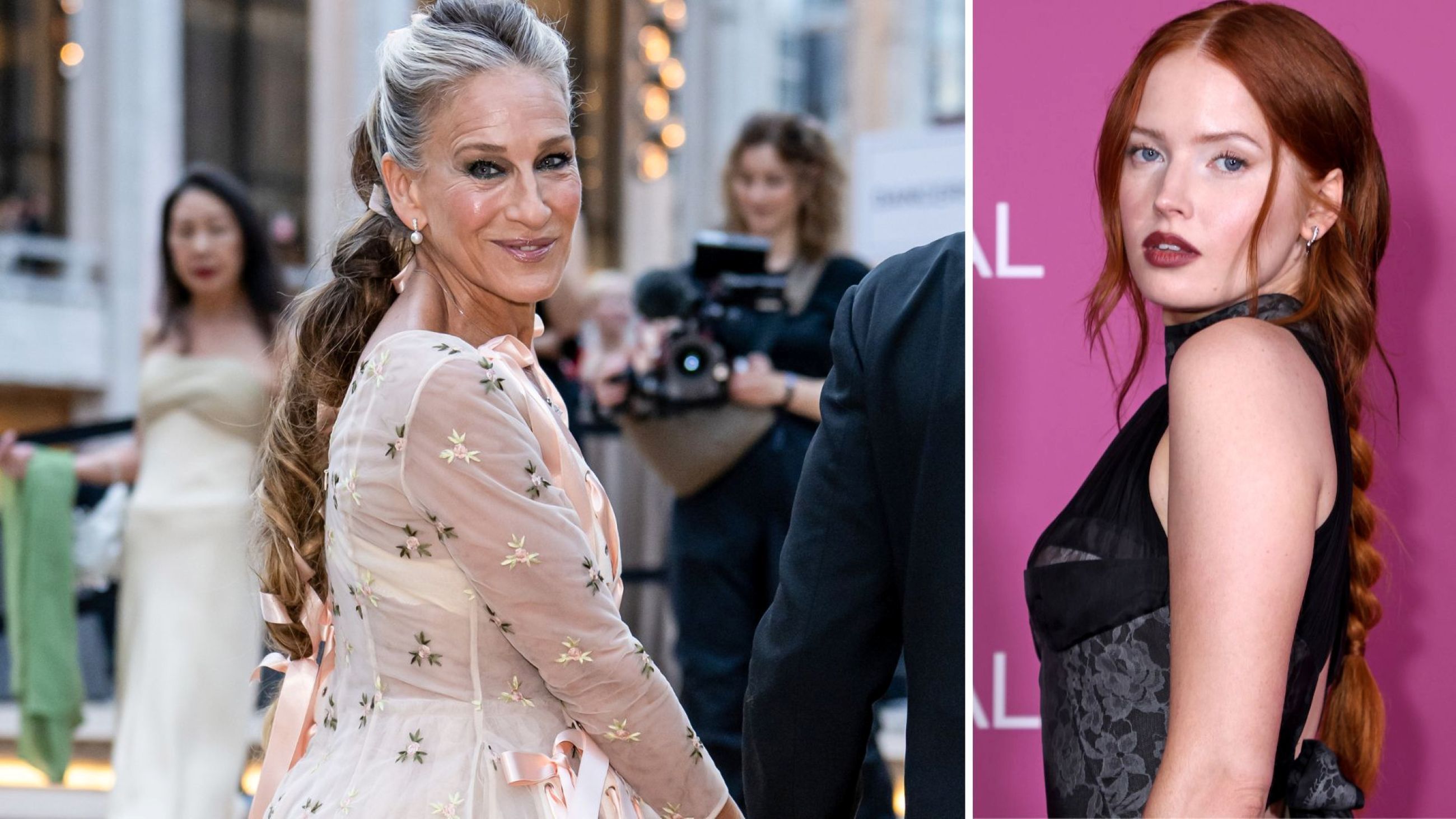 Da sinistra a destra, Sarah Jessica Parker ed Ellie Bamber - Credits: Getty Images