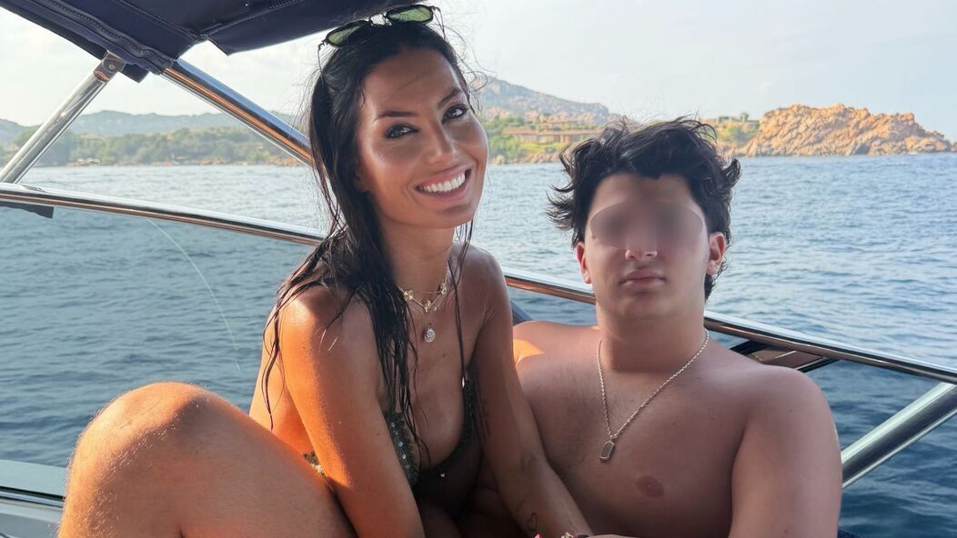 Elisabetta Gregoraci con il figlio Nathan Falco