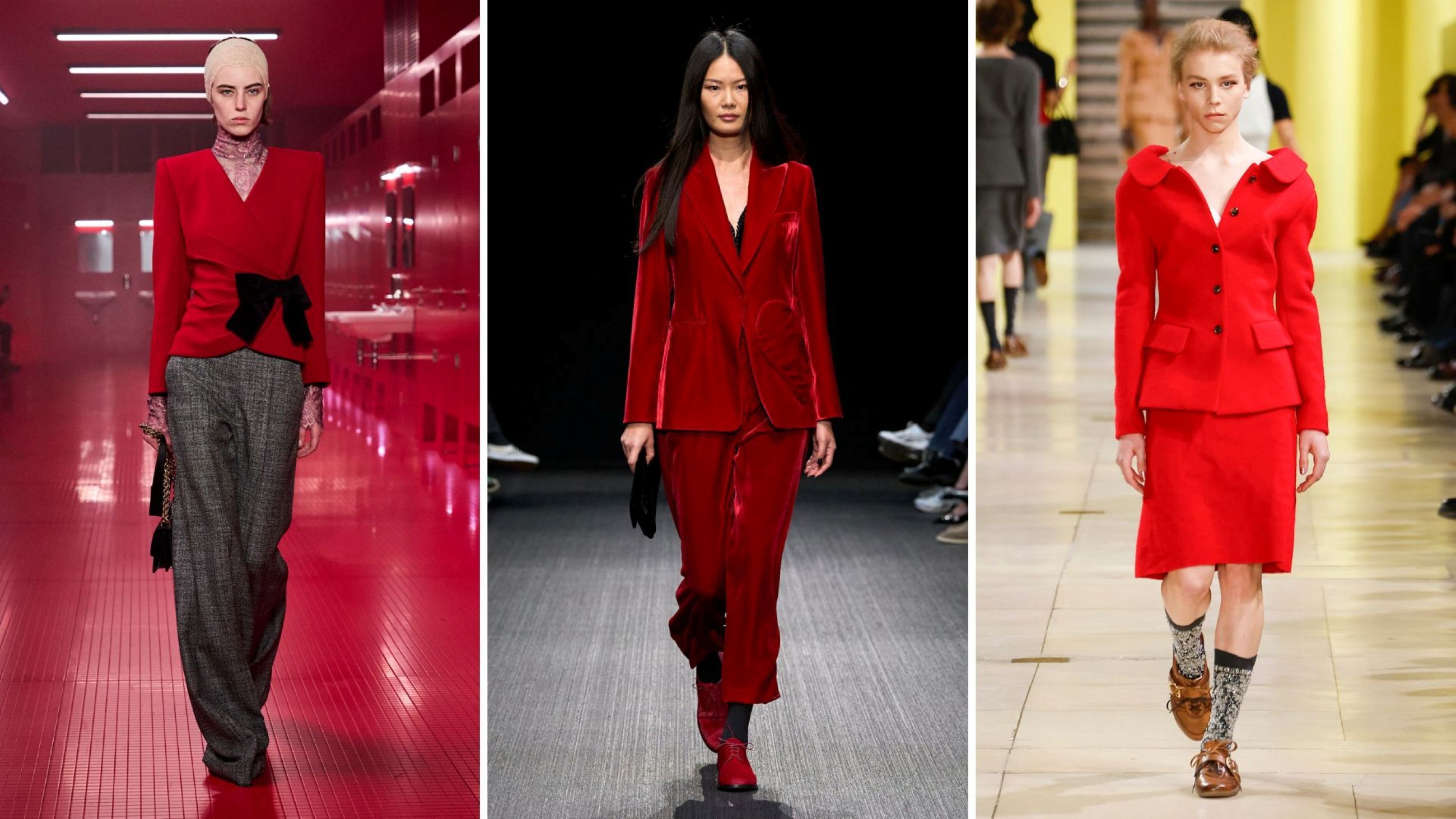 Valentino; Emporio Armani; Miu Miu - Credits: Launchmetrics.com/Spotlight