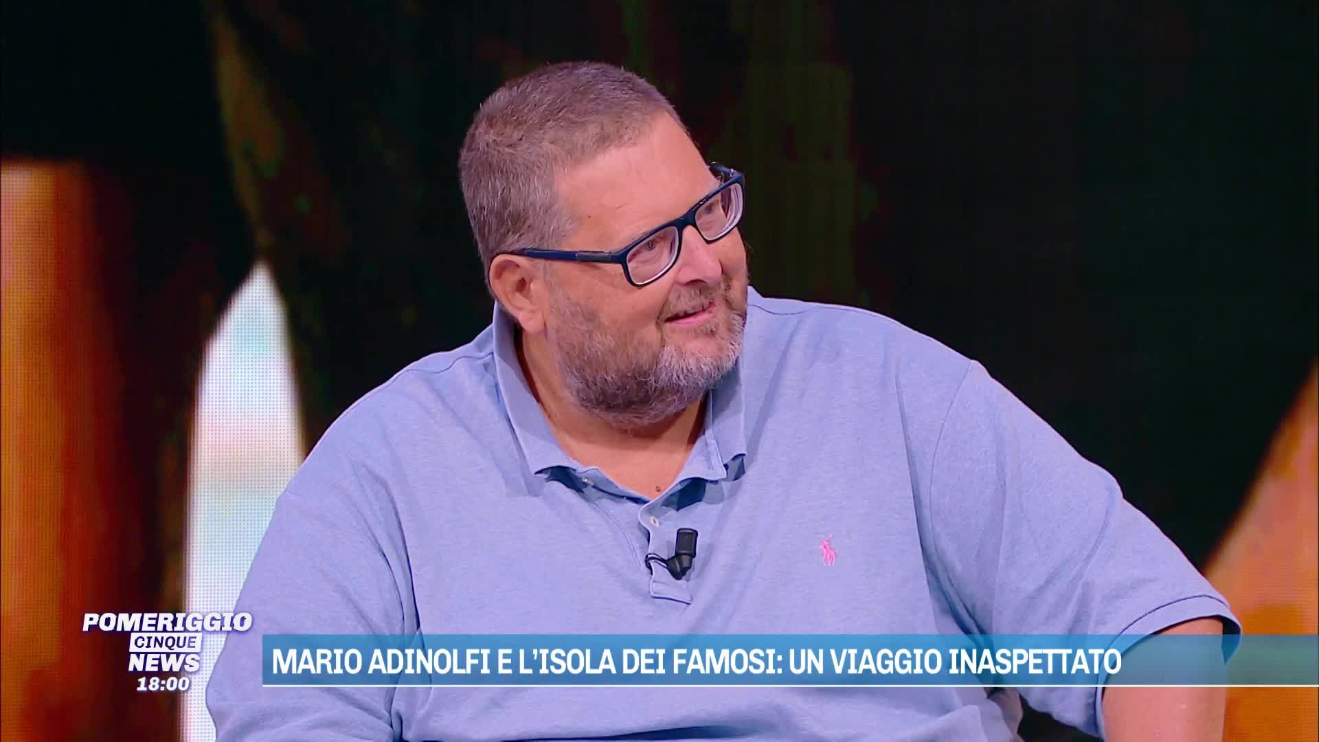 Mario Adinolfi ospite a Pomeriggio Cinque News