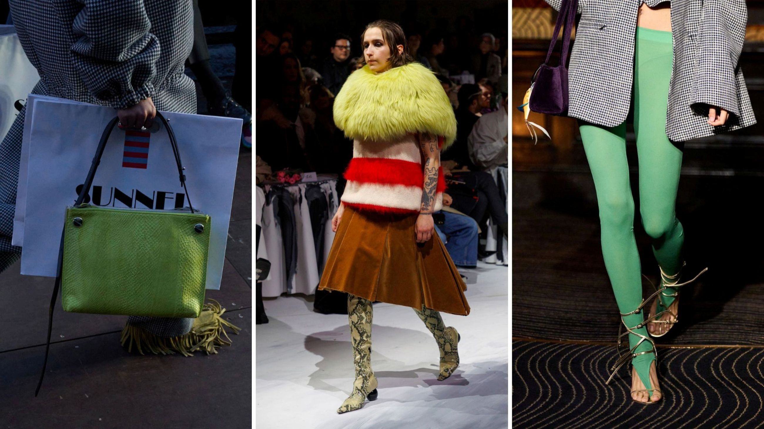 Sunnei FW25; Marni FW25; Conner Ives FW25 - Credits Launchmetrics.com/Spotlight