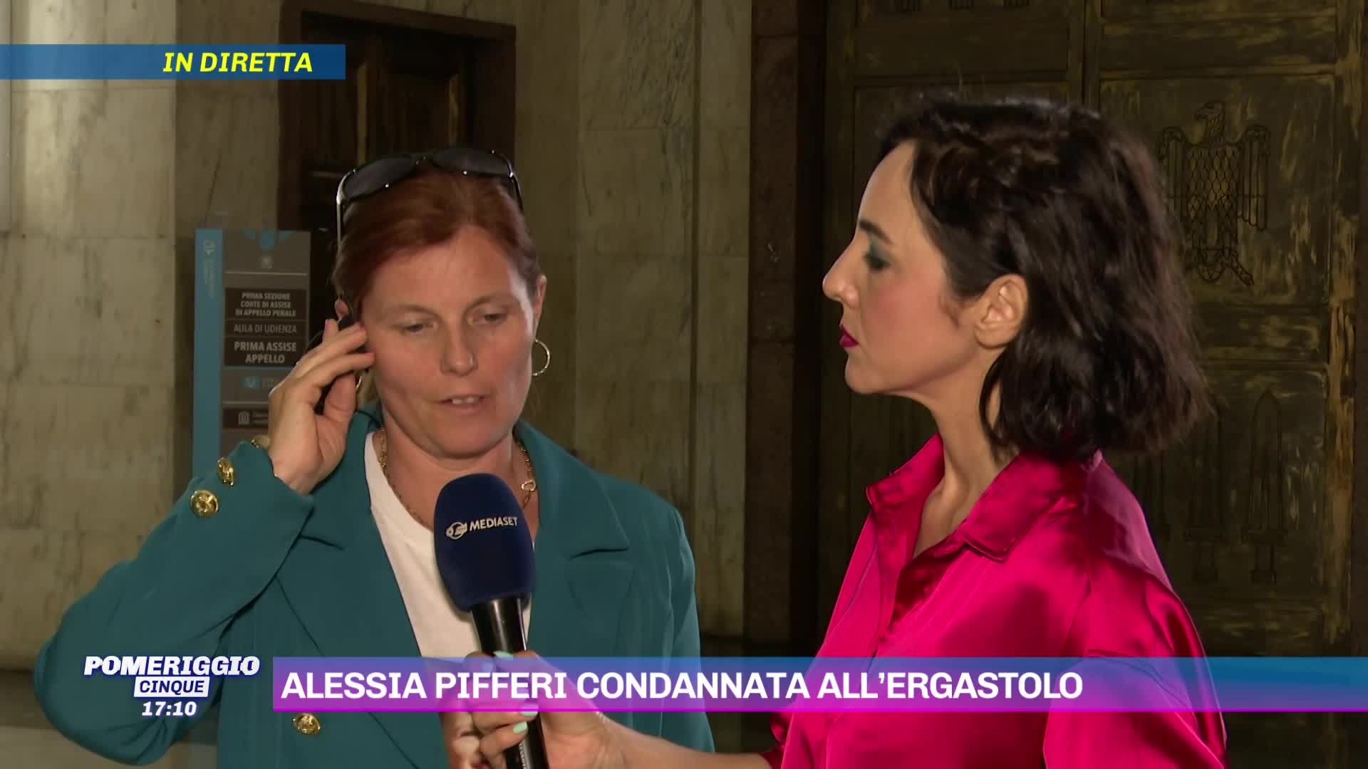 Viviana Pifferi commenta a Pomeriggio Cinque la condanna all'ergastolo di Alessia Pifferi