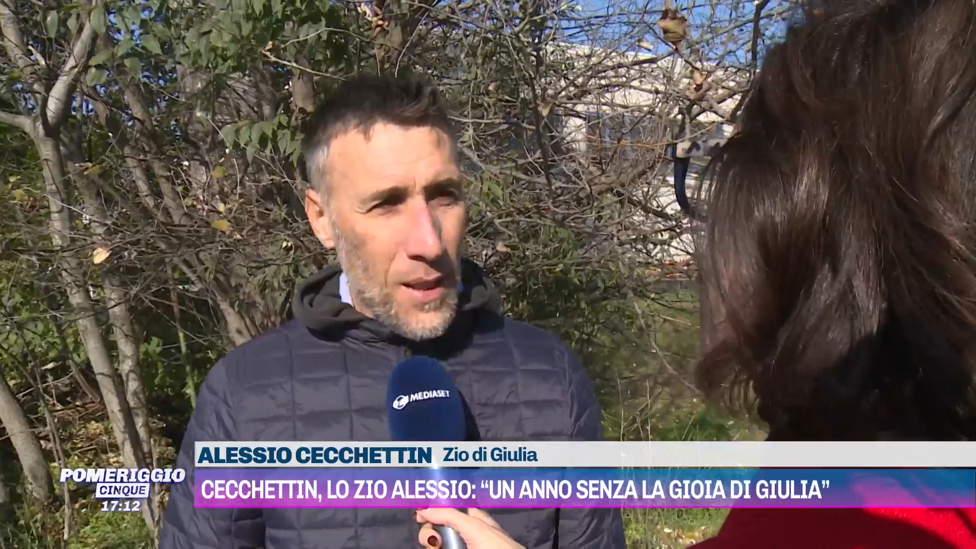 Alessio Cecchettin a Pomeriggio Cinque