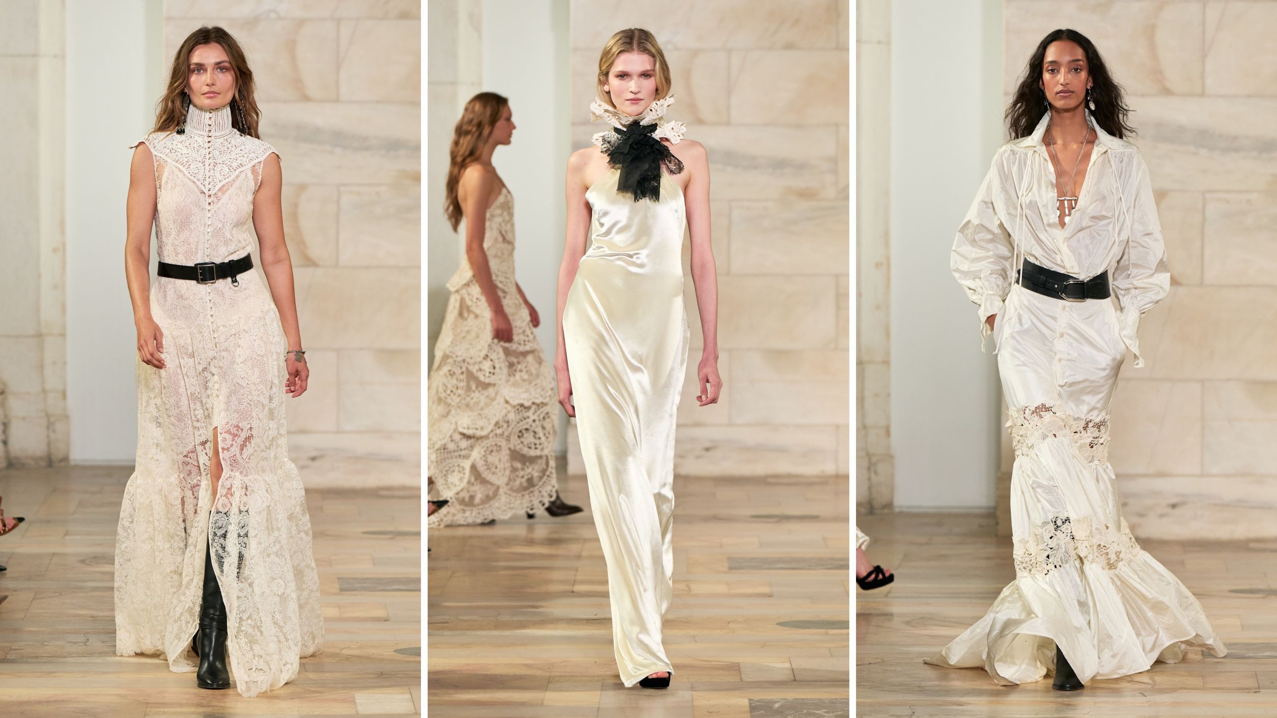 Alcuni outfit dalla sfilata di Ralph Lauren FW2526 - Credits: Launchmetrics.com/Spotlight