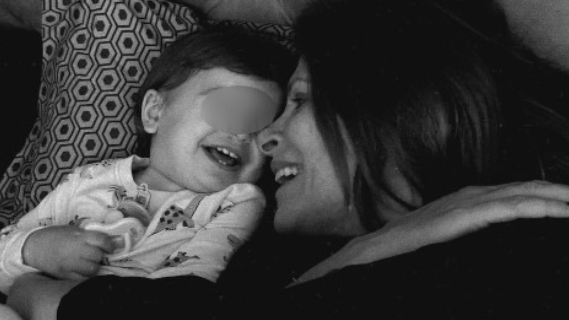 Arianna Mihajlović e il piccolo Leone Sinisa