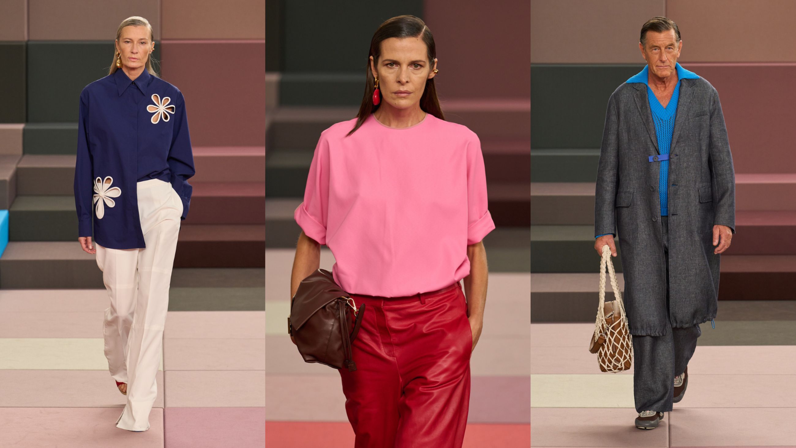 L’ultima passerella di Fendi ha portato in scena, tra gli altri, modelle e modelli over 50 - Credits Launchmetrics.com/Spotlight