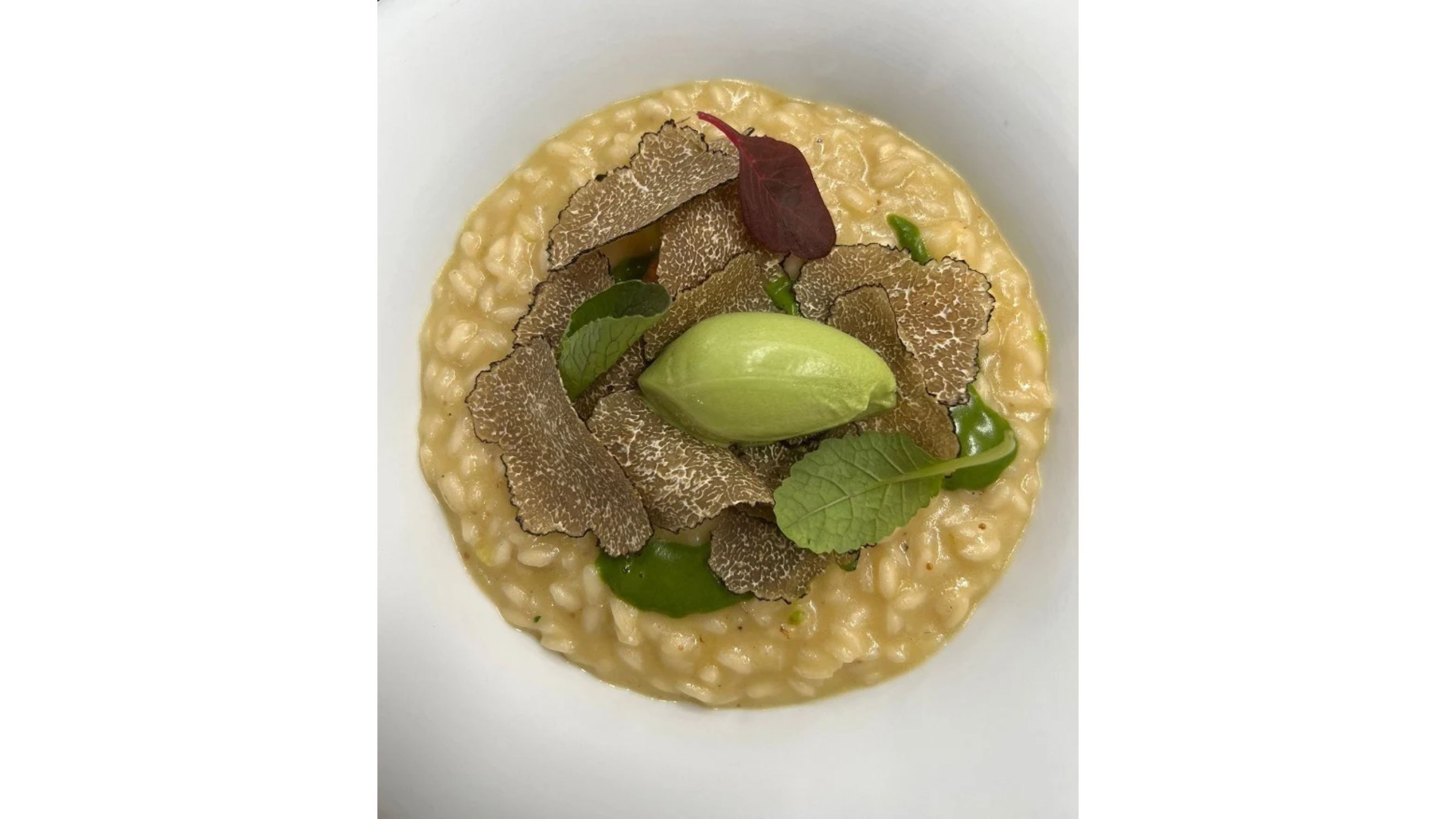 Nicola Somma, risotto fichi prosciutto e tartufo - Credits: Courtesy Press Office