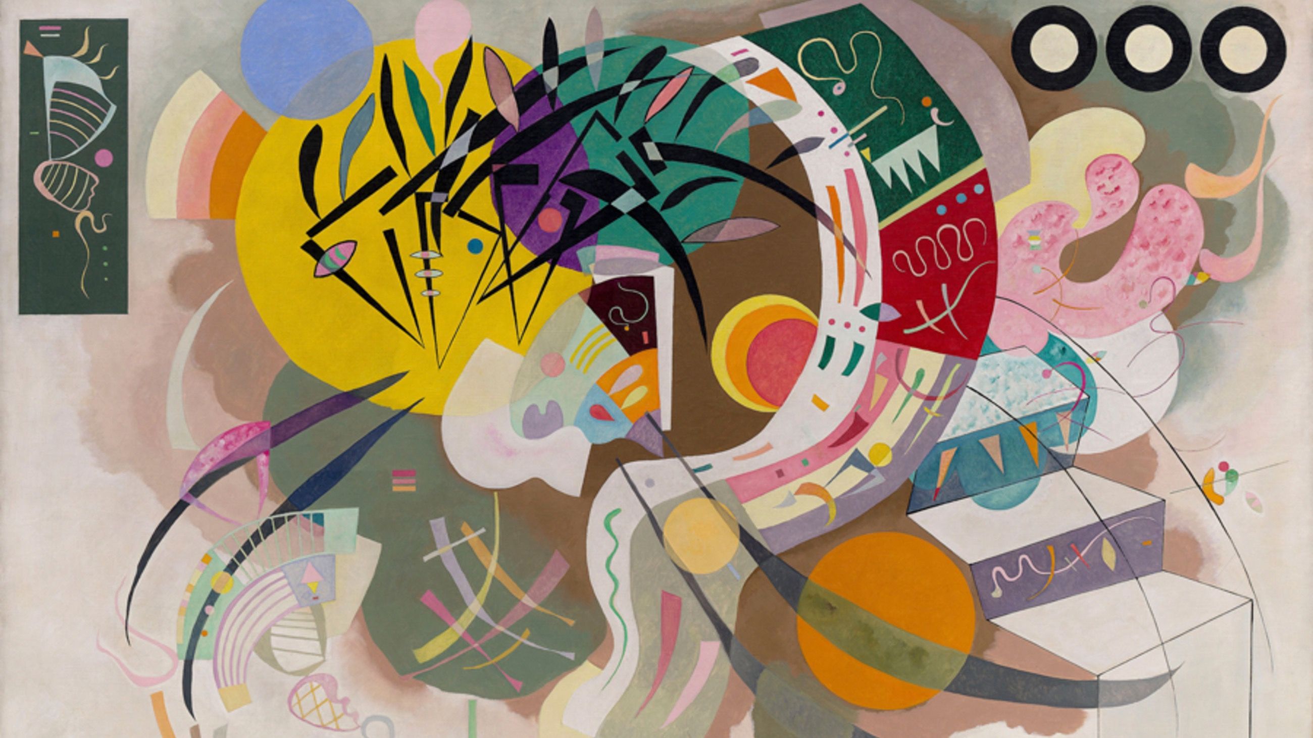 Vasily Kandinsky Dominant Curve, Peggy Guggenheim in London: The Making of a Collector - Credits: Courtesy Press Office