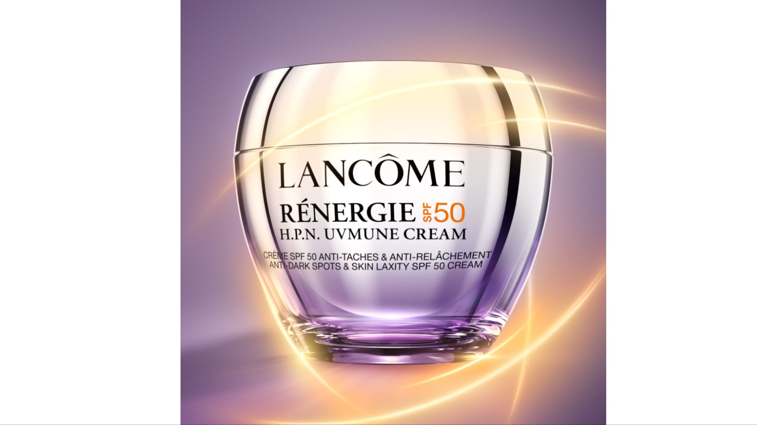 Lancôme, Rénergie H.P.N. UVMUNE SPF50 Cream
Credits: Courtesy Press Office
