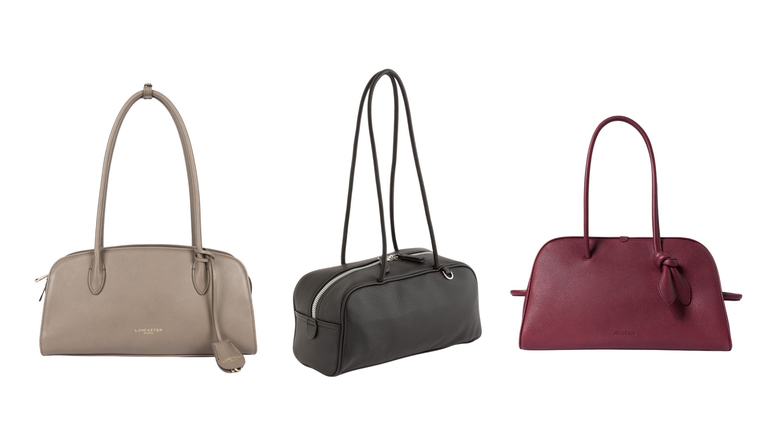 Da sinistra: Lancaster; Carpisa; Jacquemus