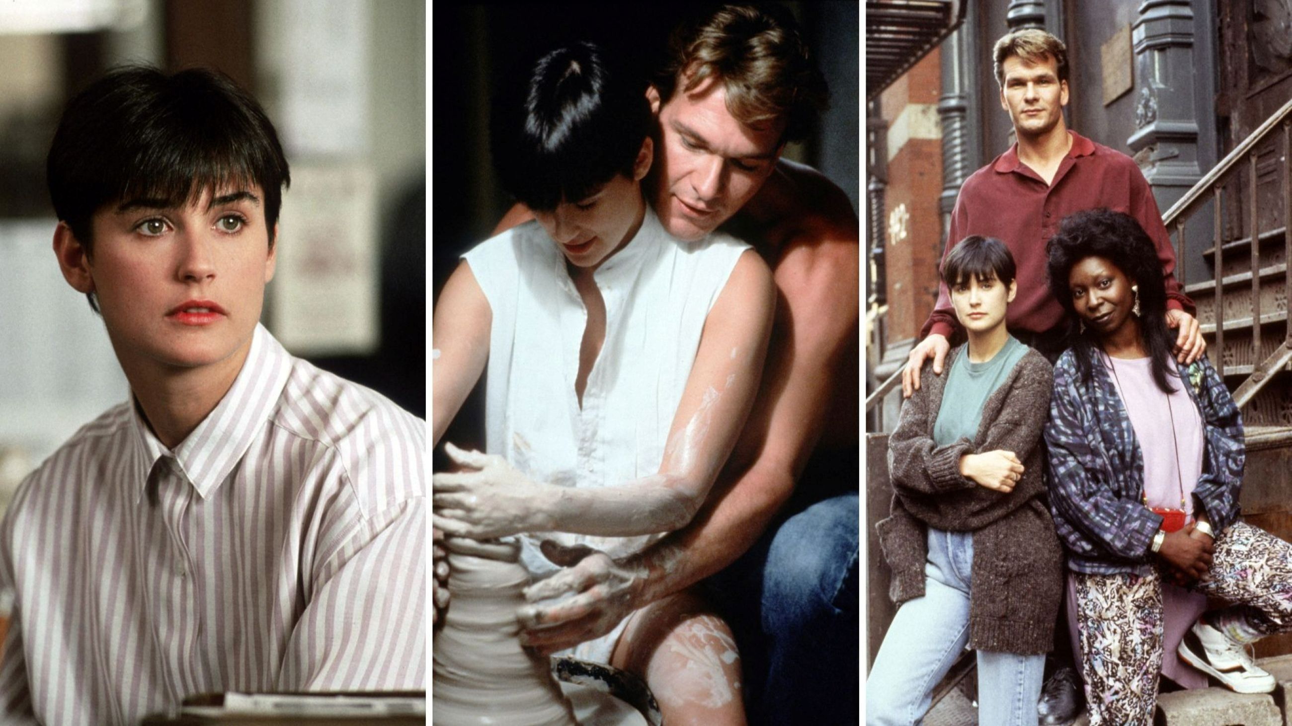 Demi Moore, Whoopi Goldberg, Patrick Swayze, "Ghost" (1990) Paramount Pictures - Credits: AGF