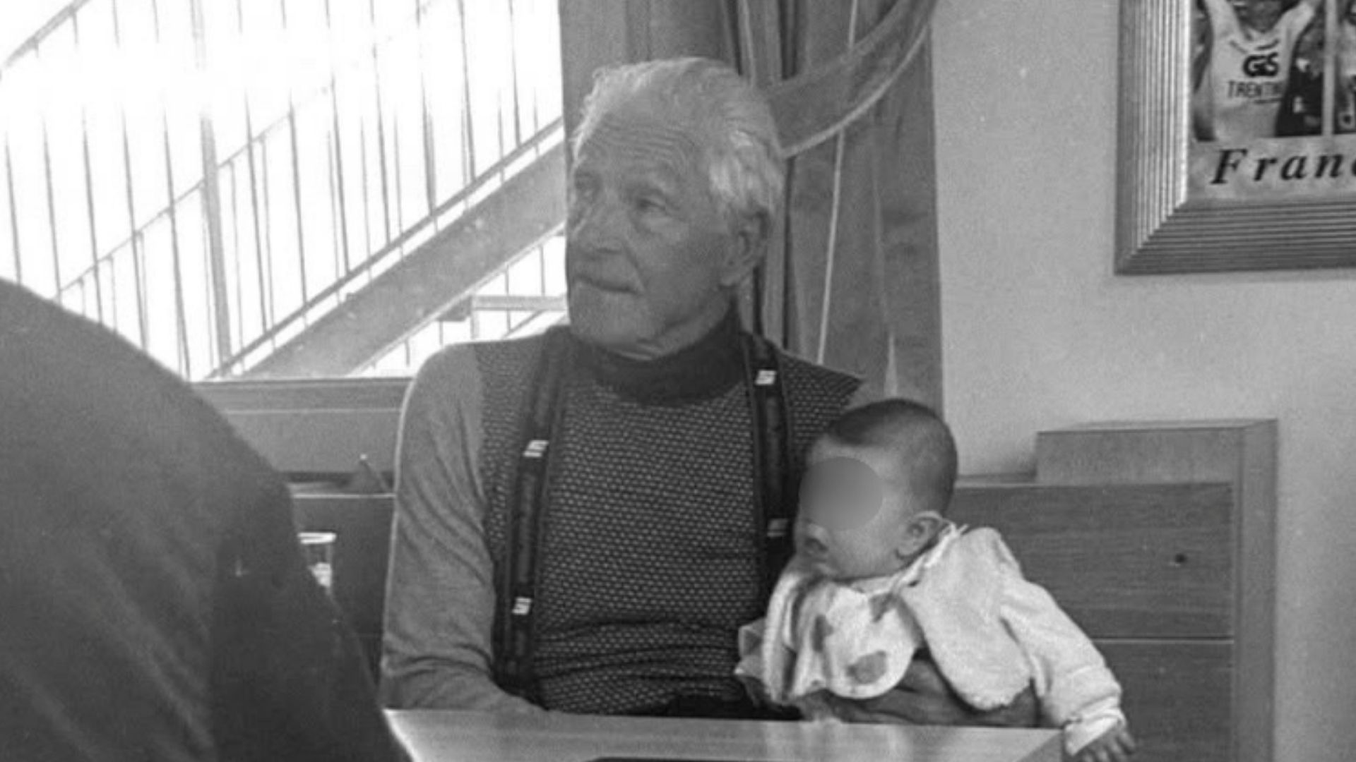 Francesco Moser con la nipotina