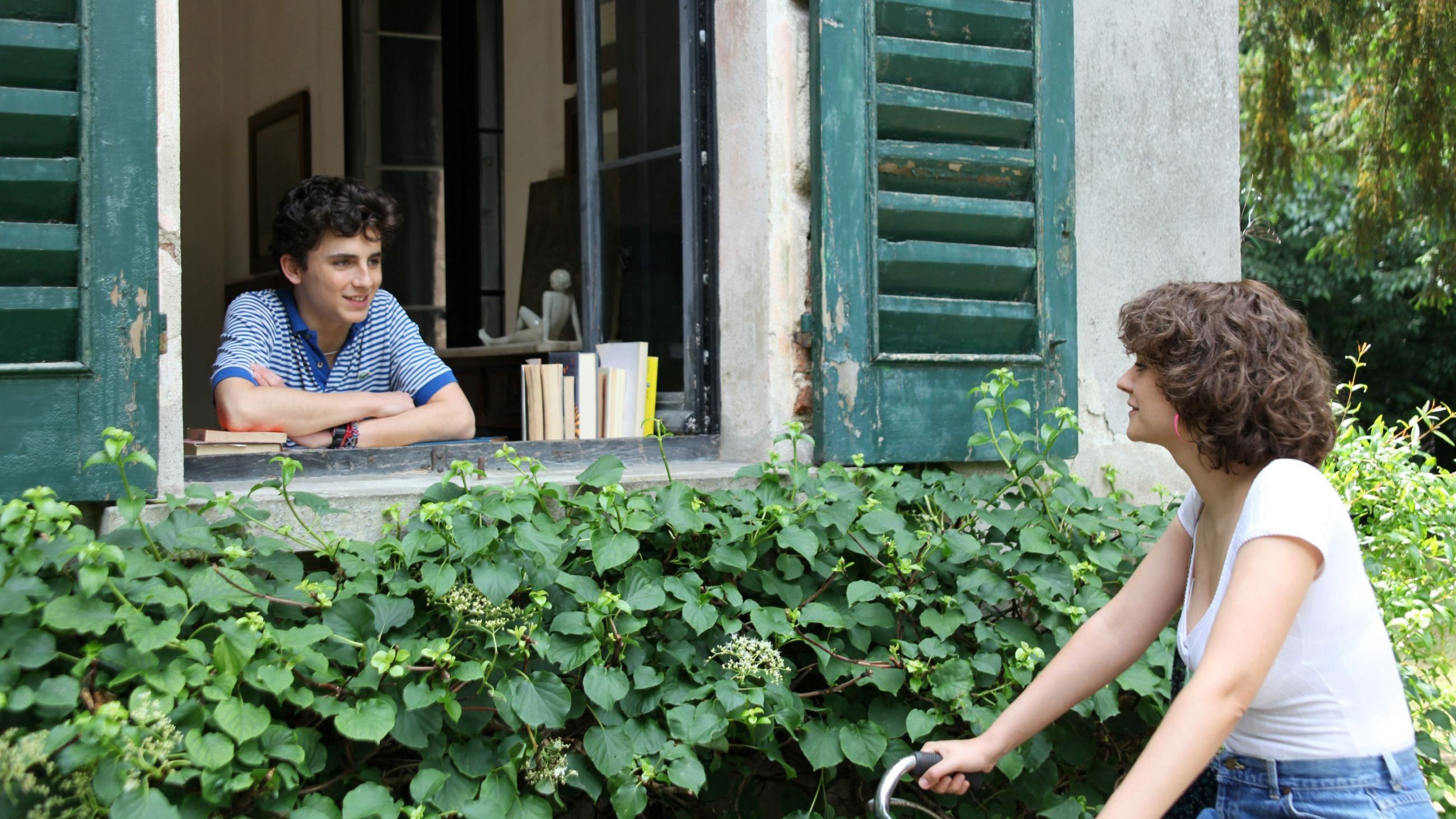 Timothée Chalamet "Call Me by Your Name" (2017) Sony Pictures Classics Set cinematografico del film Chiamami Col Tuo Nome - Credits AGF
