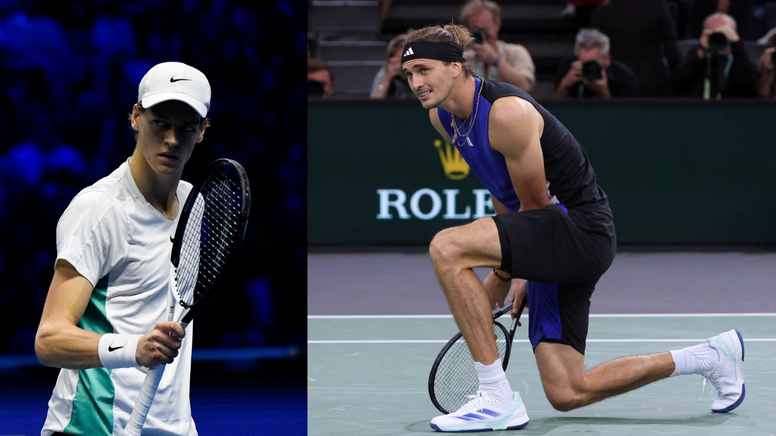 Jannik Sinner; Alexander Zverev - Credits Getty Images