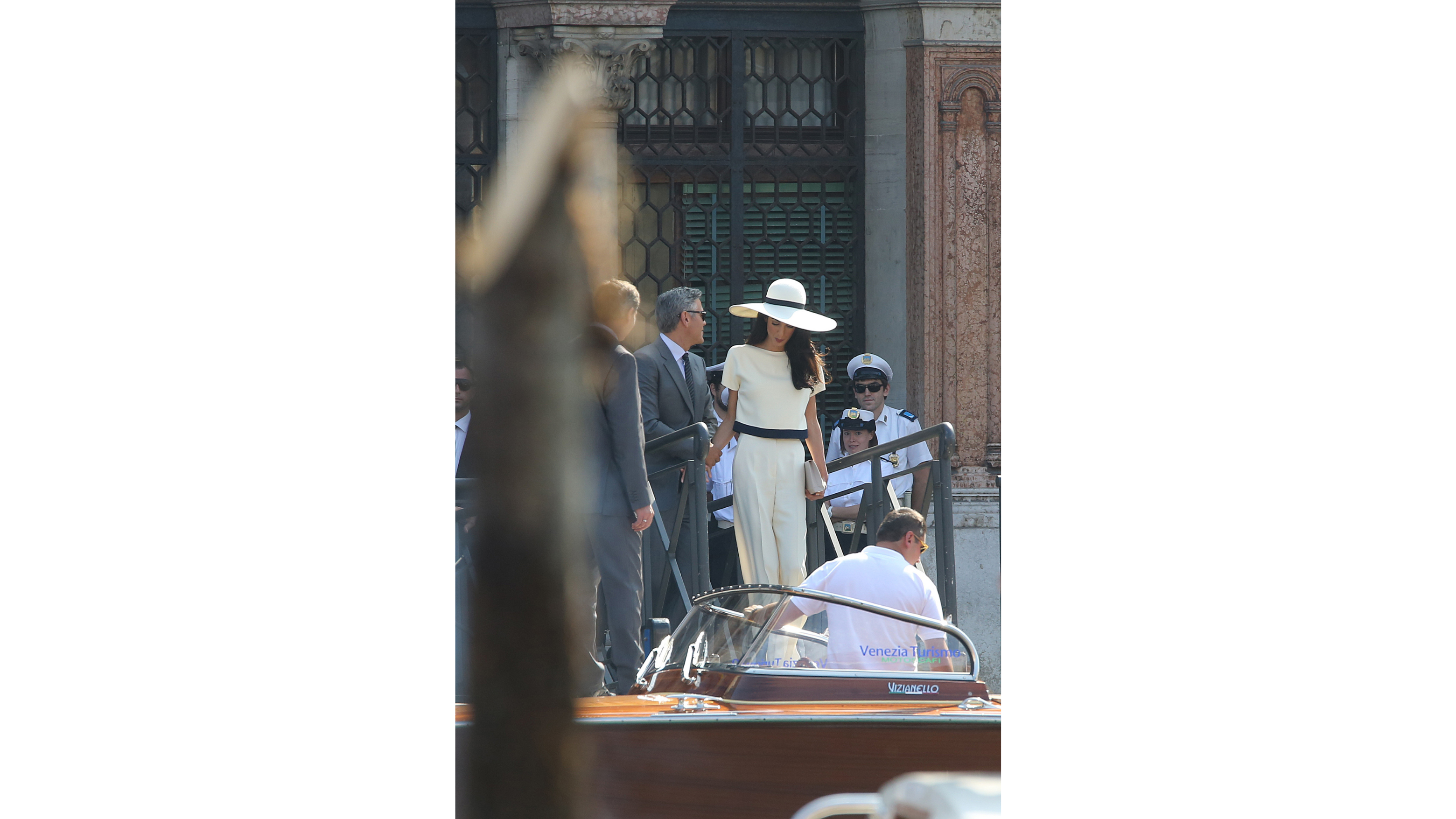 George Clooney e Amal Alamuddin ufficializzano il loro matrimonio, Venezia, 2014 - Credits: Getty Images