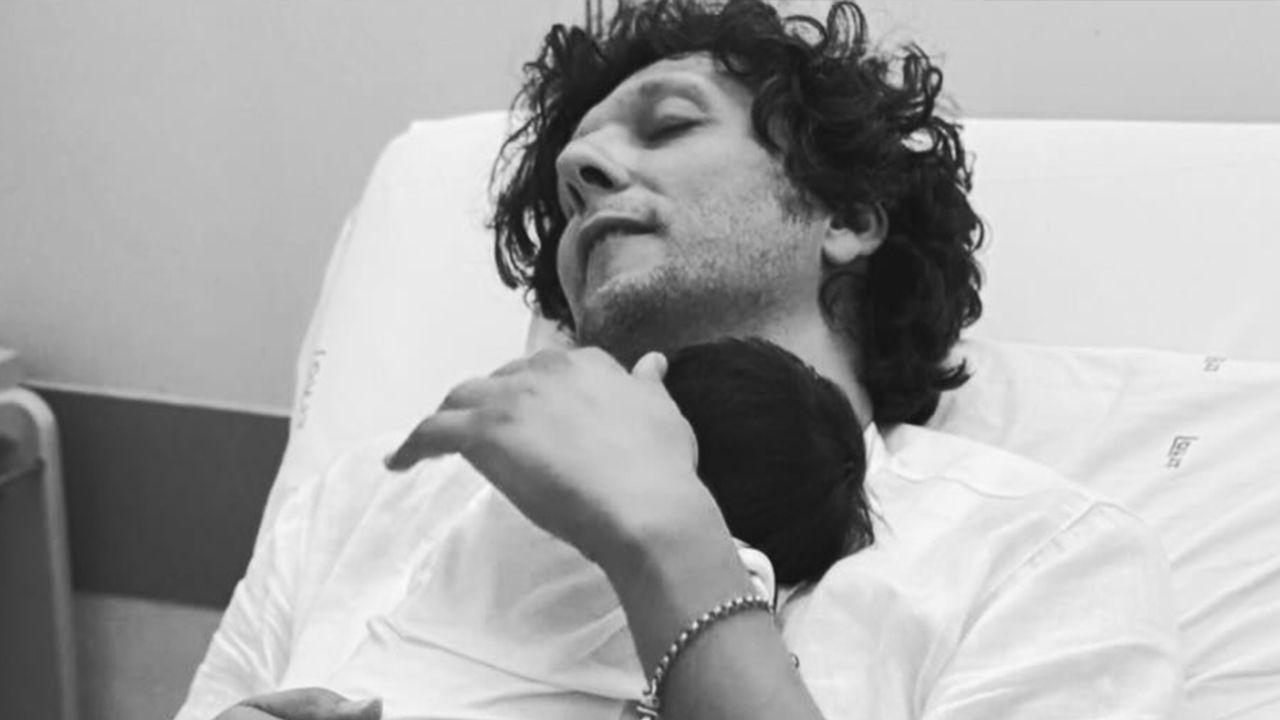 Ermal Meta insieme alla figlia (Instagram Chiara Sturdà)