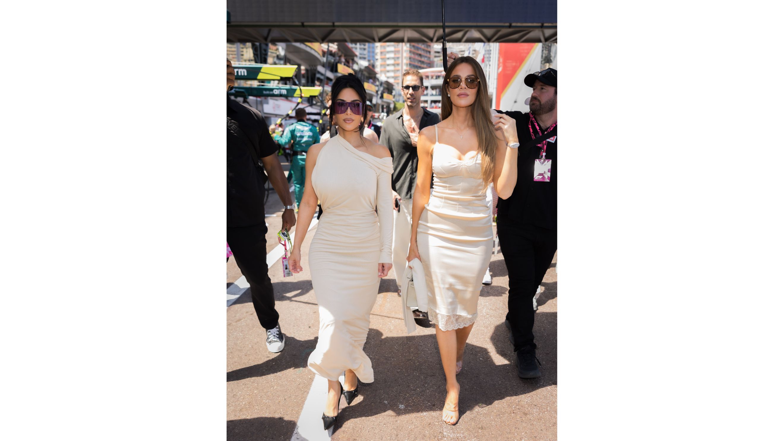 Khloé e Kim Kardashian al Gran Premio di Monaco di Formula 1 - Credits Getty Images
