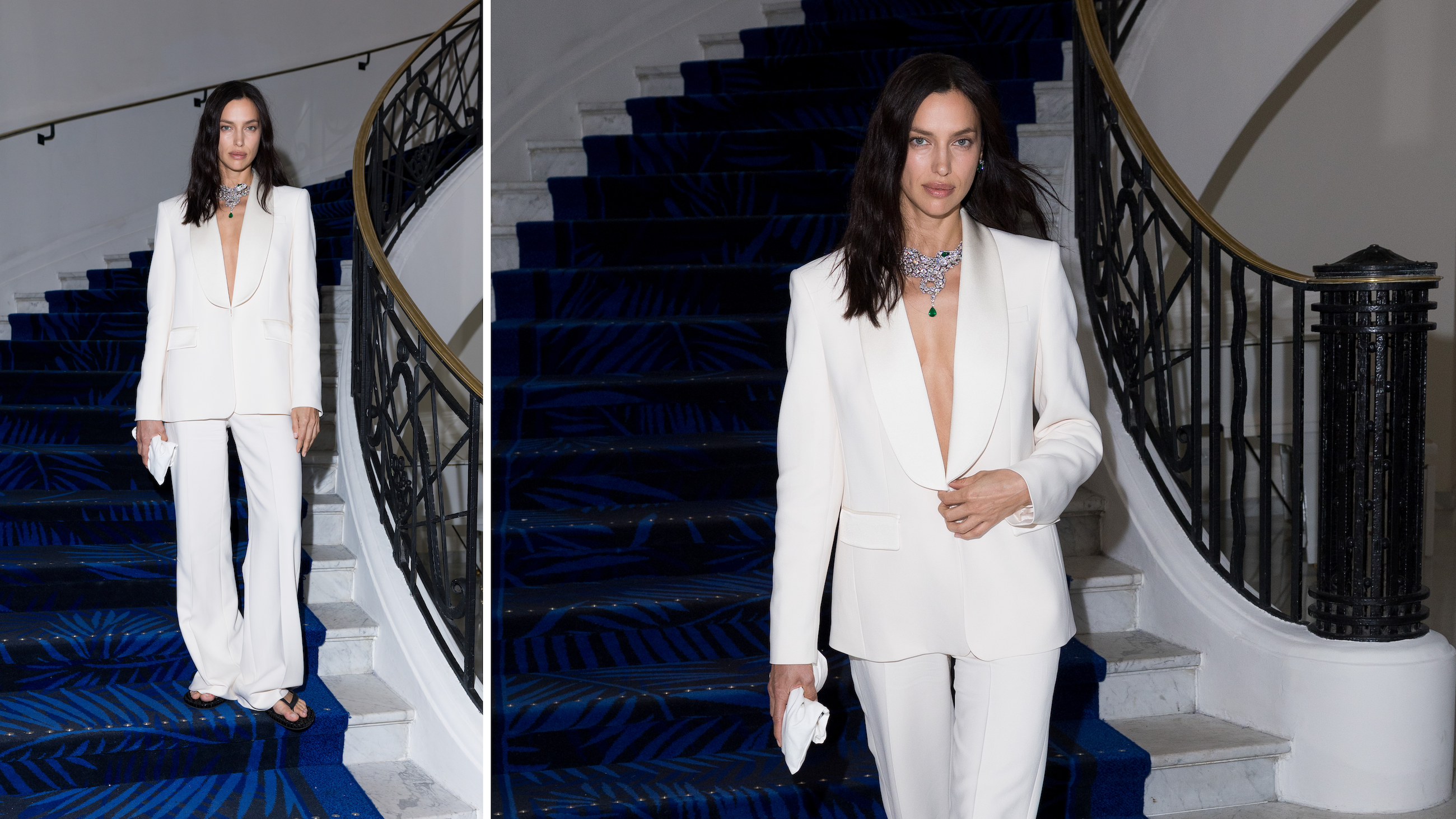 Irina Shayk in Mango
Credit: Getty Images