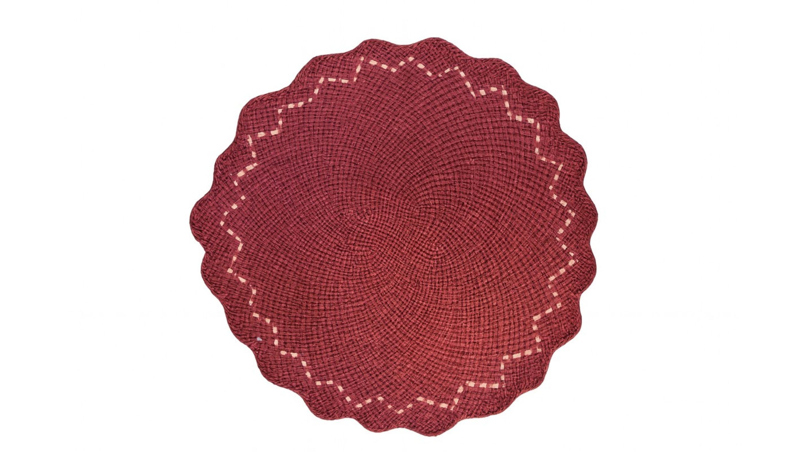 Sottopiatto intrecciato a mano in paglia toquilla - Credits: Courtesy Amor Y Mezcal