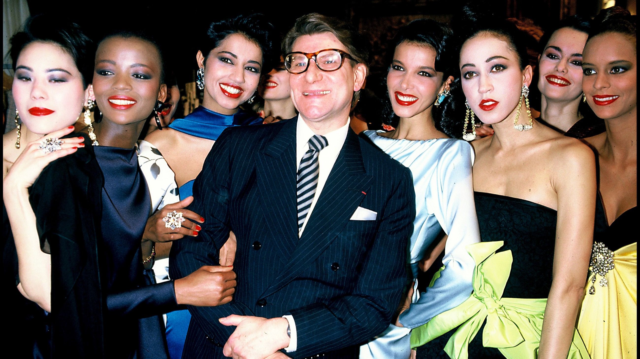 Haute Couture YSL Fashion Show, 1986 - Credits: Getty Images