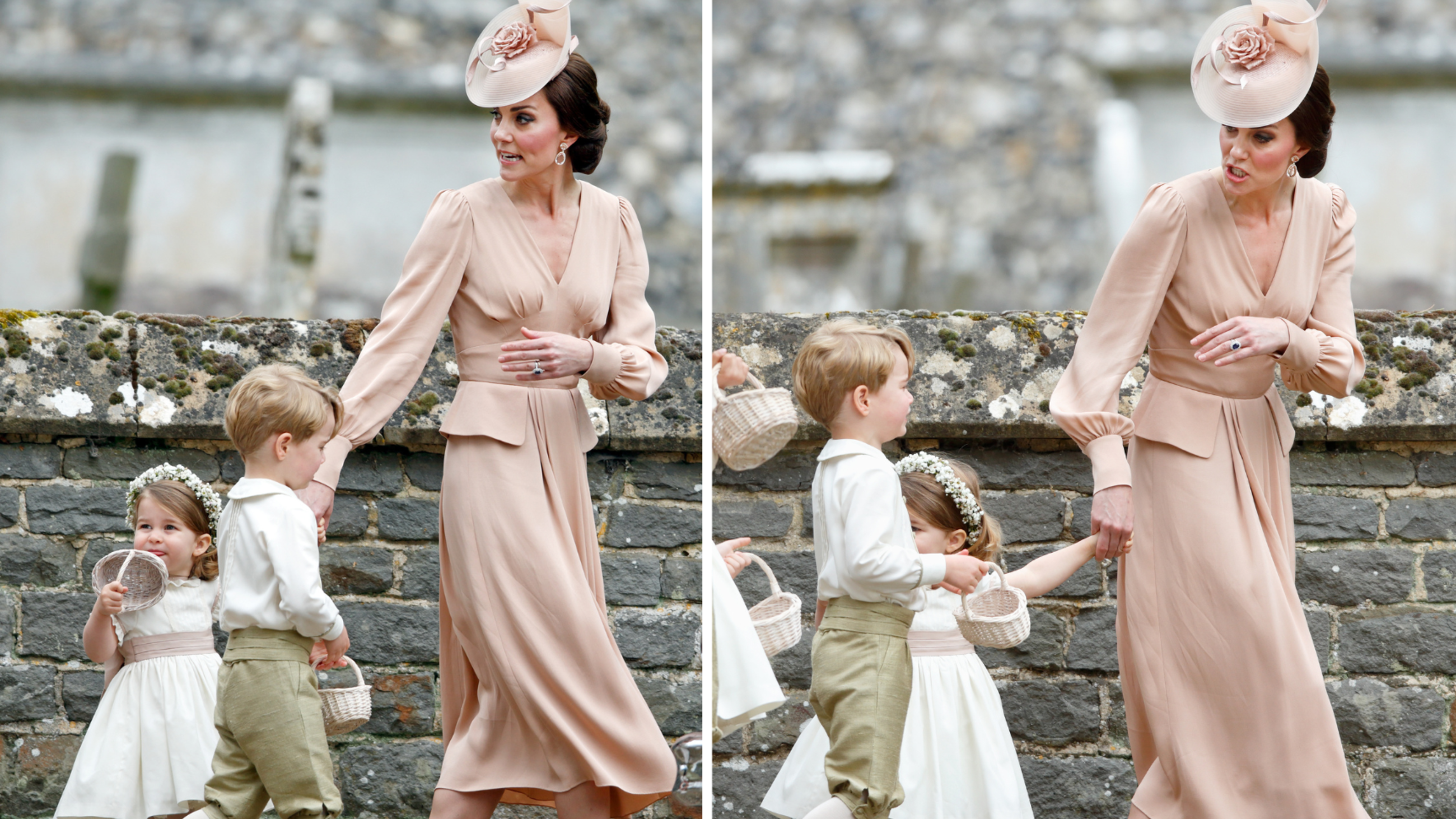 Kate Middleton e il principe George al matrimonio di Pippa Middleton, 2017 - Credits Getty Images 