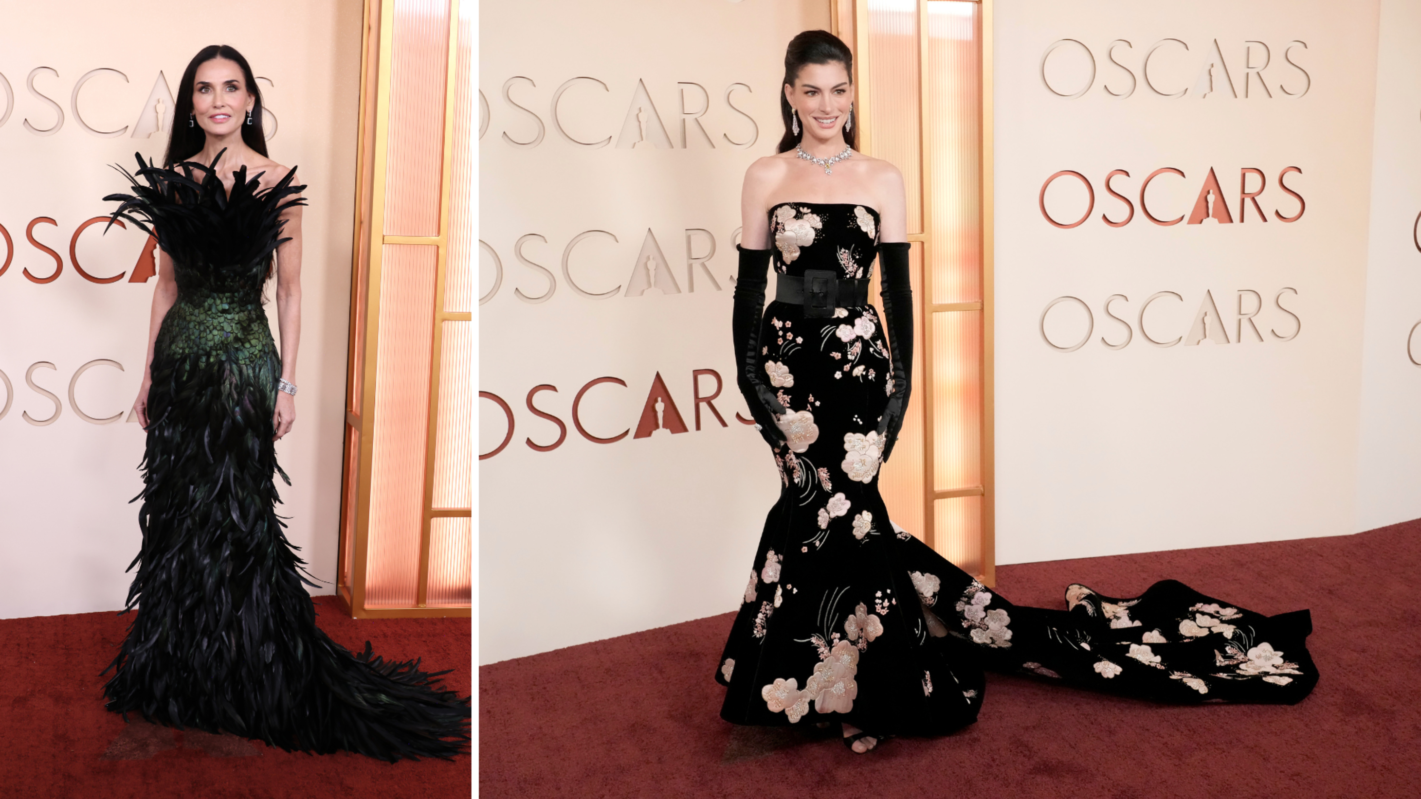 A sinistra, Demi Moore; a destra, Anne Hathaway - Credits: Getty Images 
