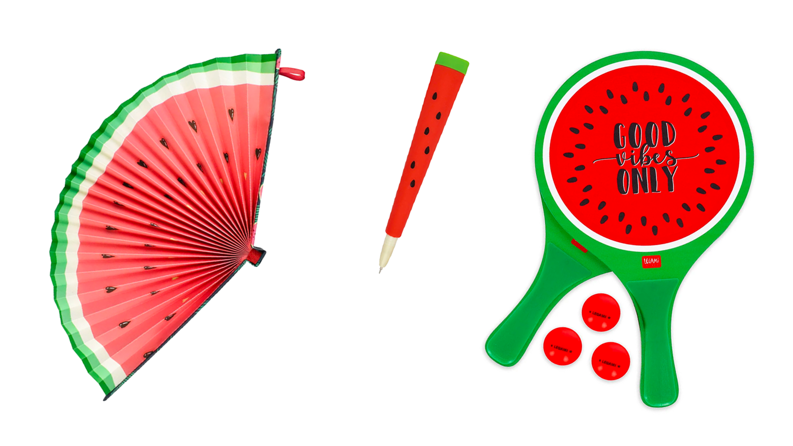 Oggetti ispirati all'anguria dell'azienda italiana Legami. Credits: sito 