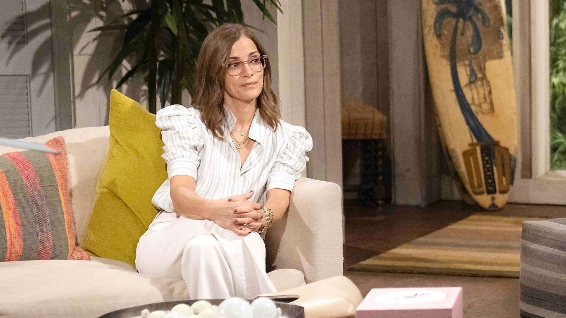 Rebecca Budig (Taylor) in una scena di Beautiful